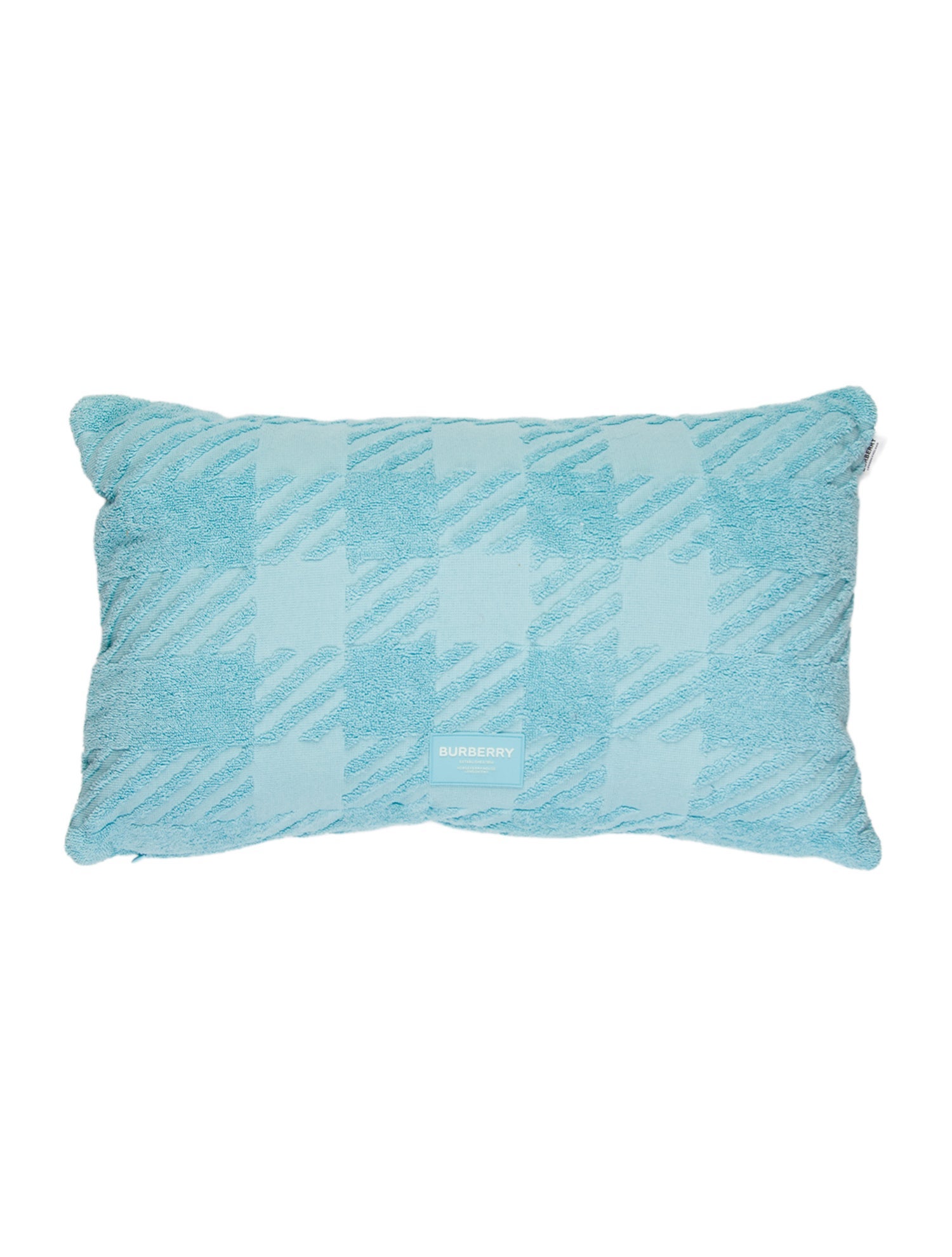 Burberry Jacquard Check Terry Cloth Cushion w/ Tags