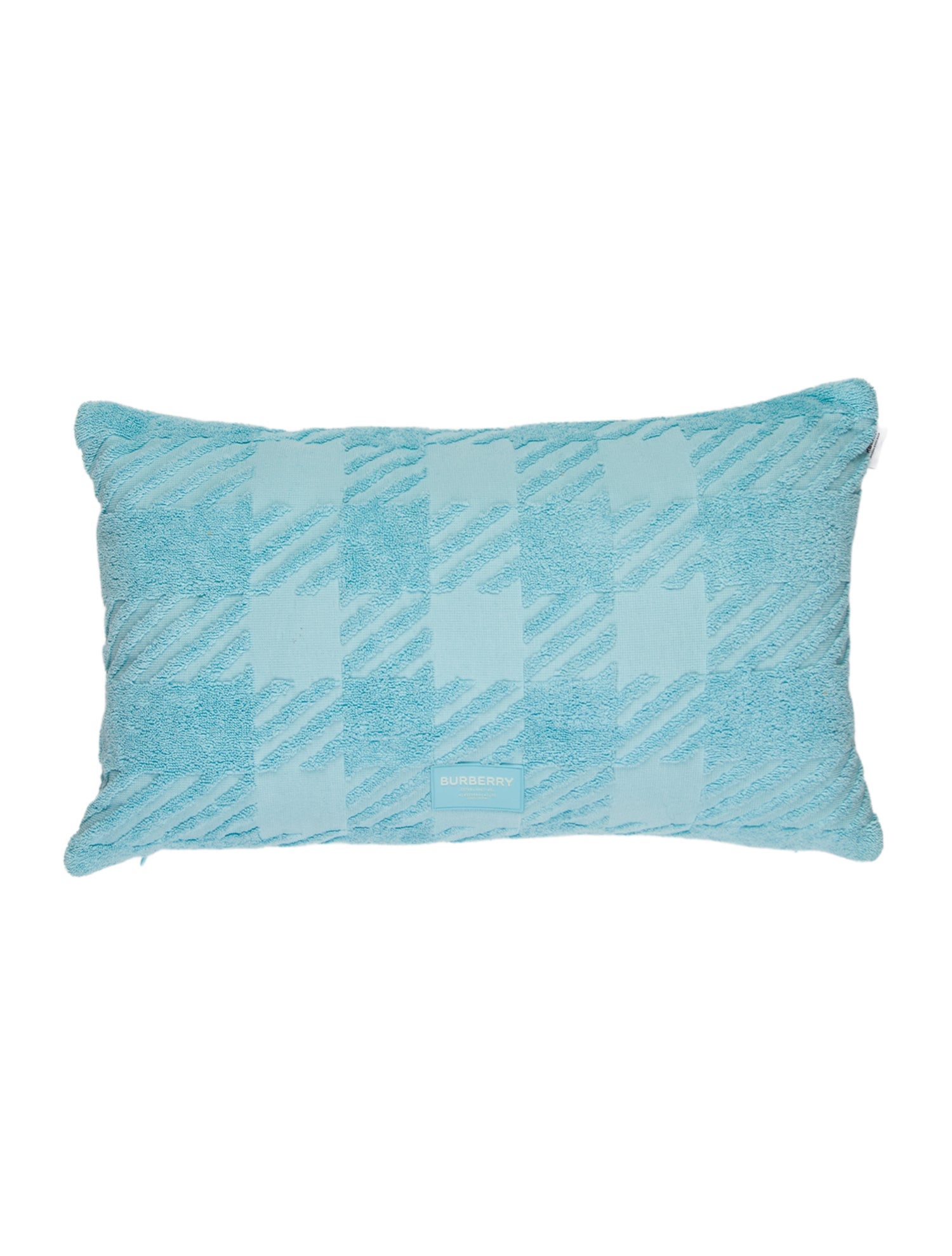 Burberry Jacquard Check Terry Cloth Cushion w/ Tags