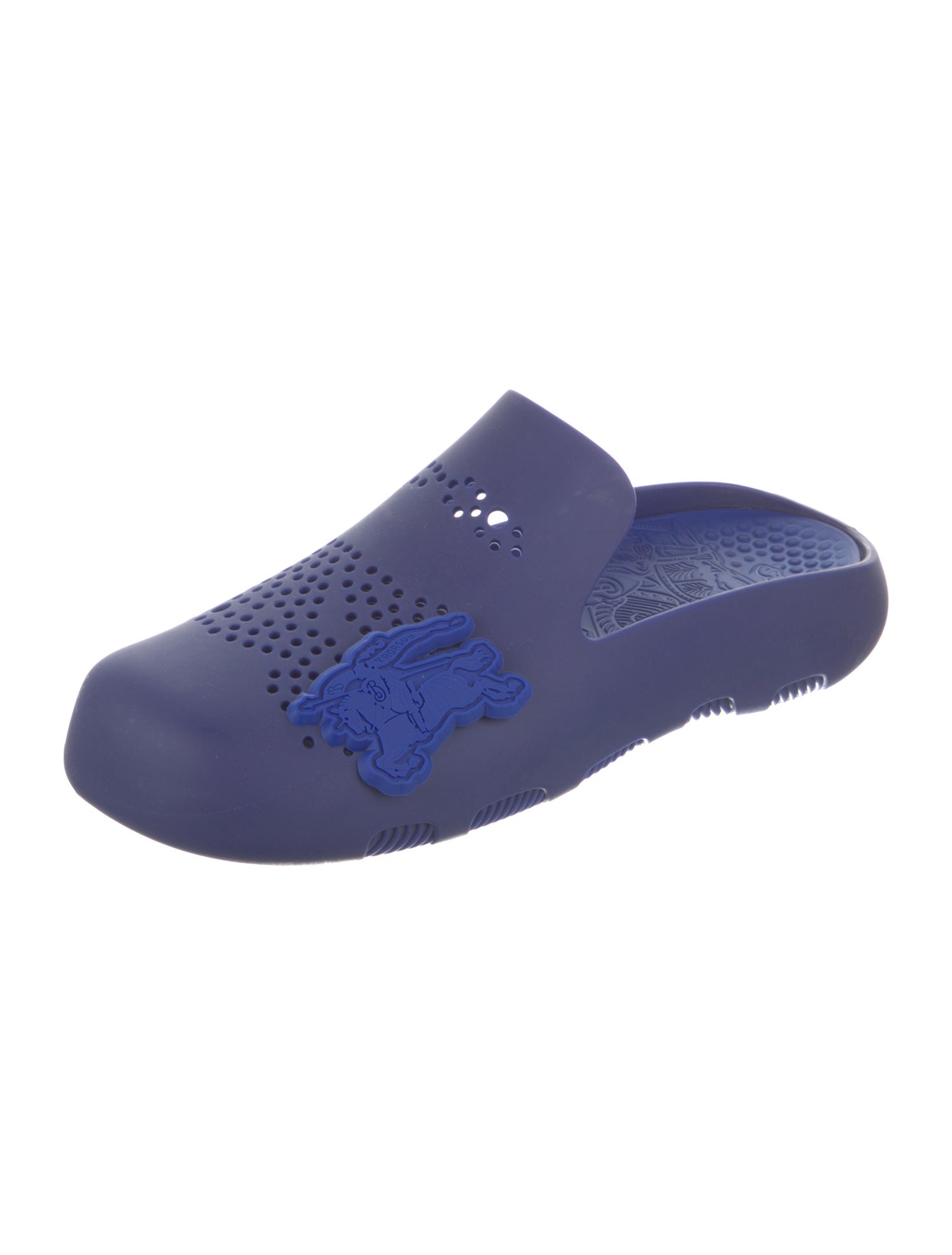 Burberry Rubber Graphic Print Sandals