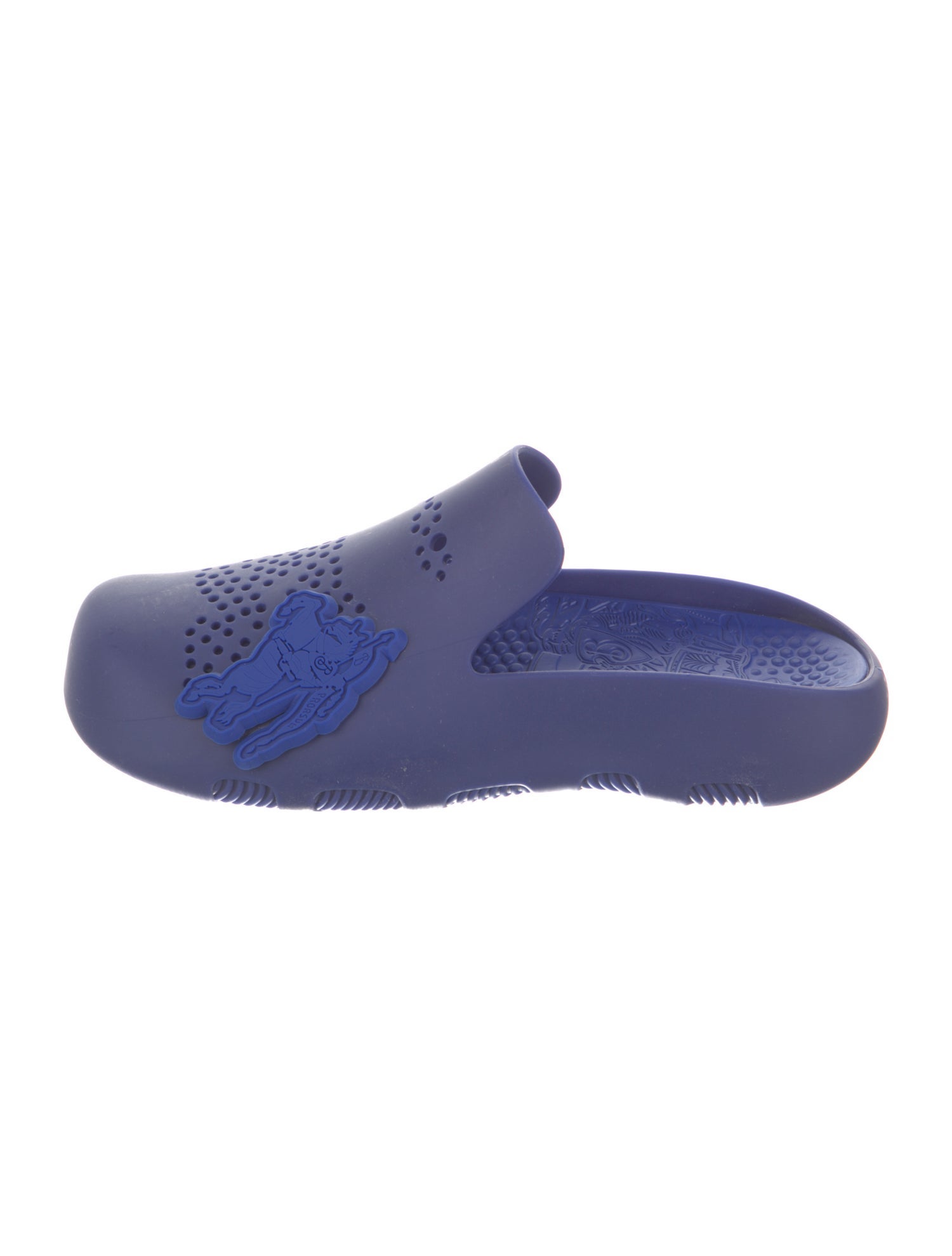 Burberry Rubber Graphic Print Sandals