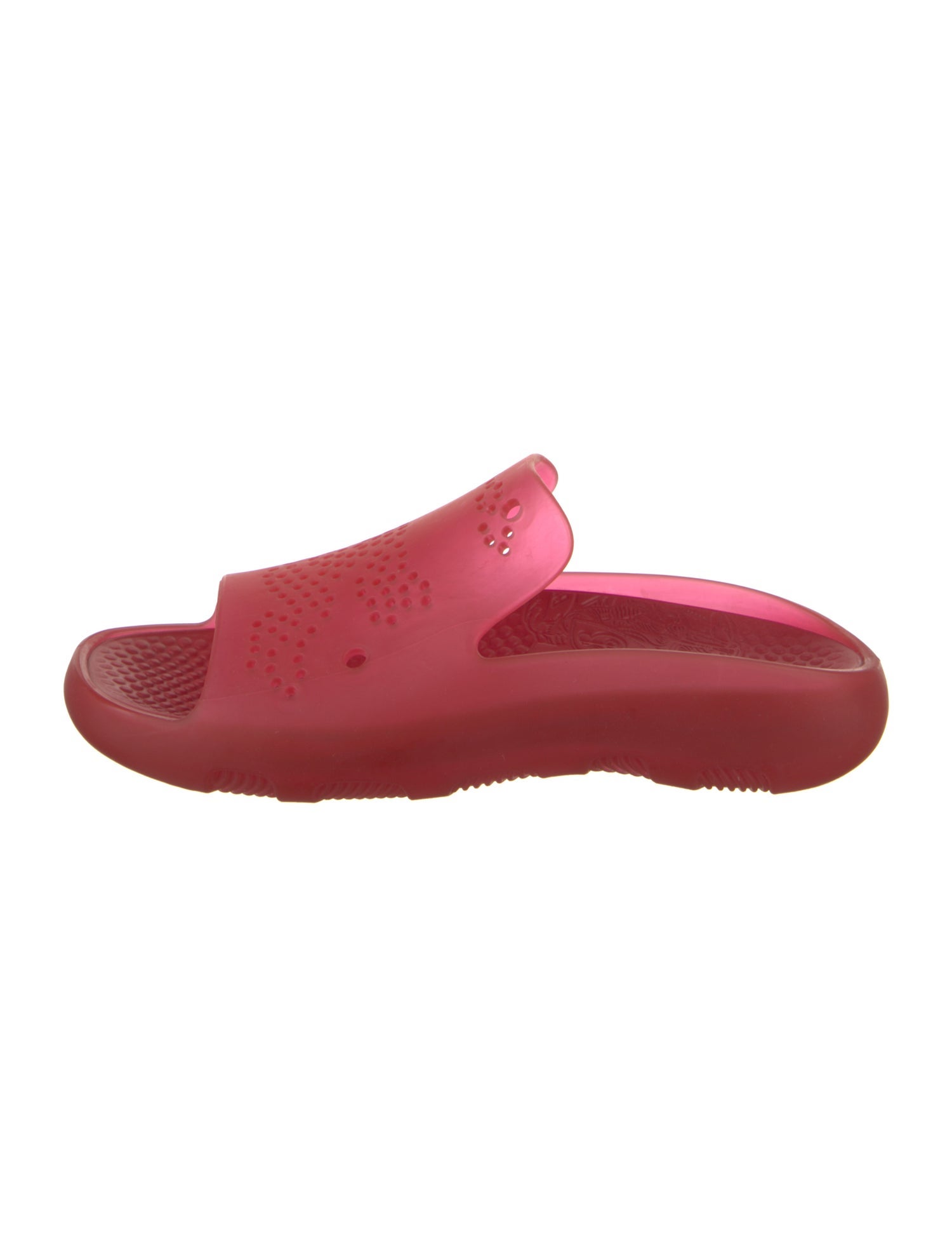 Burberry Rubber Cutout Accent Slides