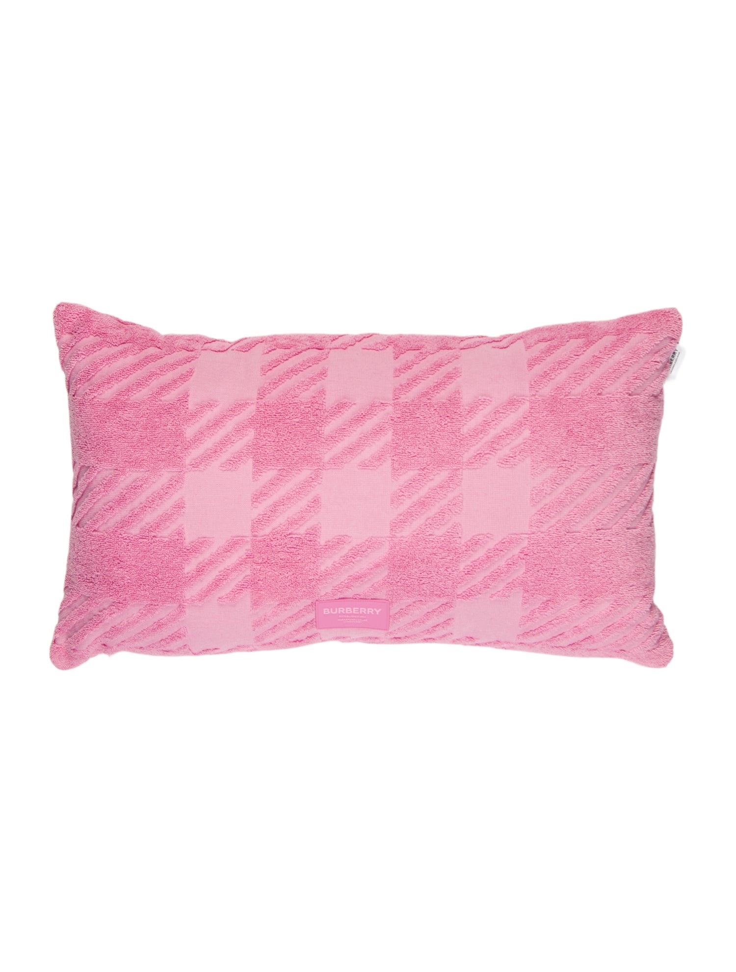 Burberry Jacquard Check Terry Cloth Cushion w/ Tags