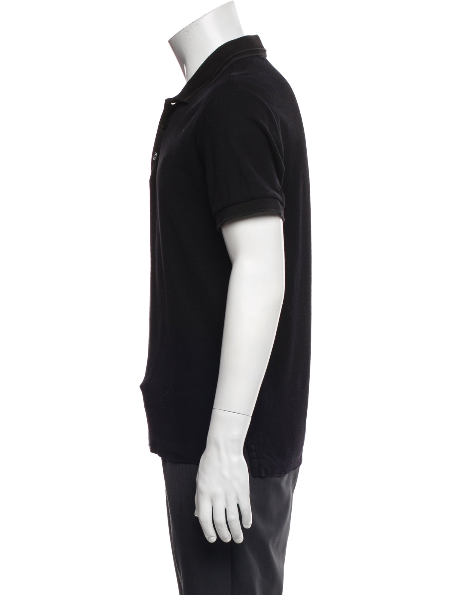 Burberry V-Neck Short Sleeve Polo Shirt