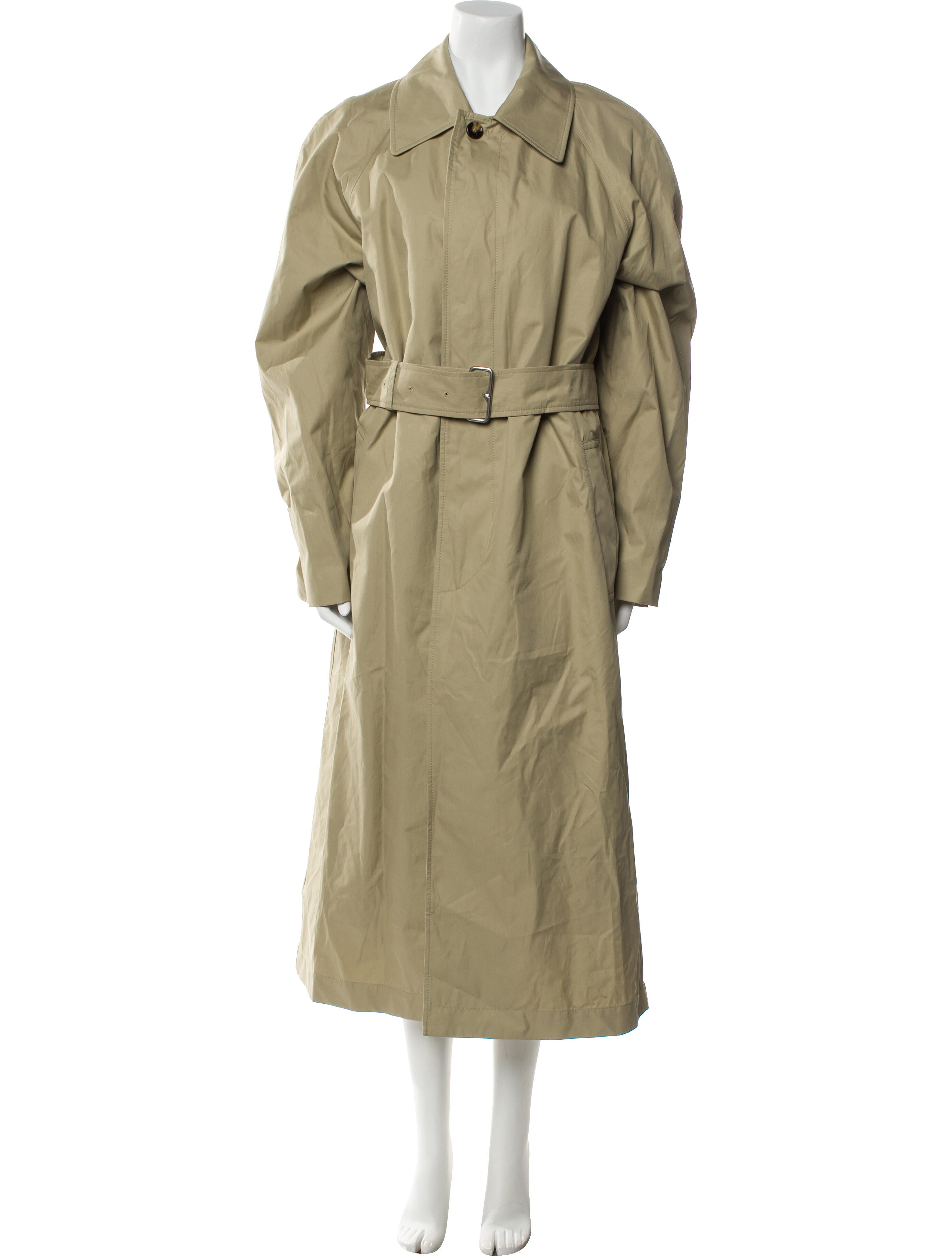 Burberry Plaid Print Trench Coat w/ Tags