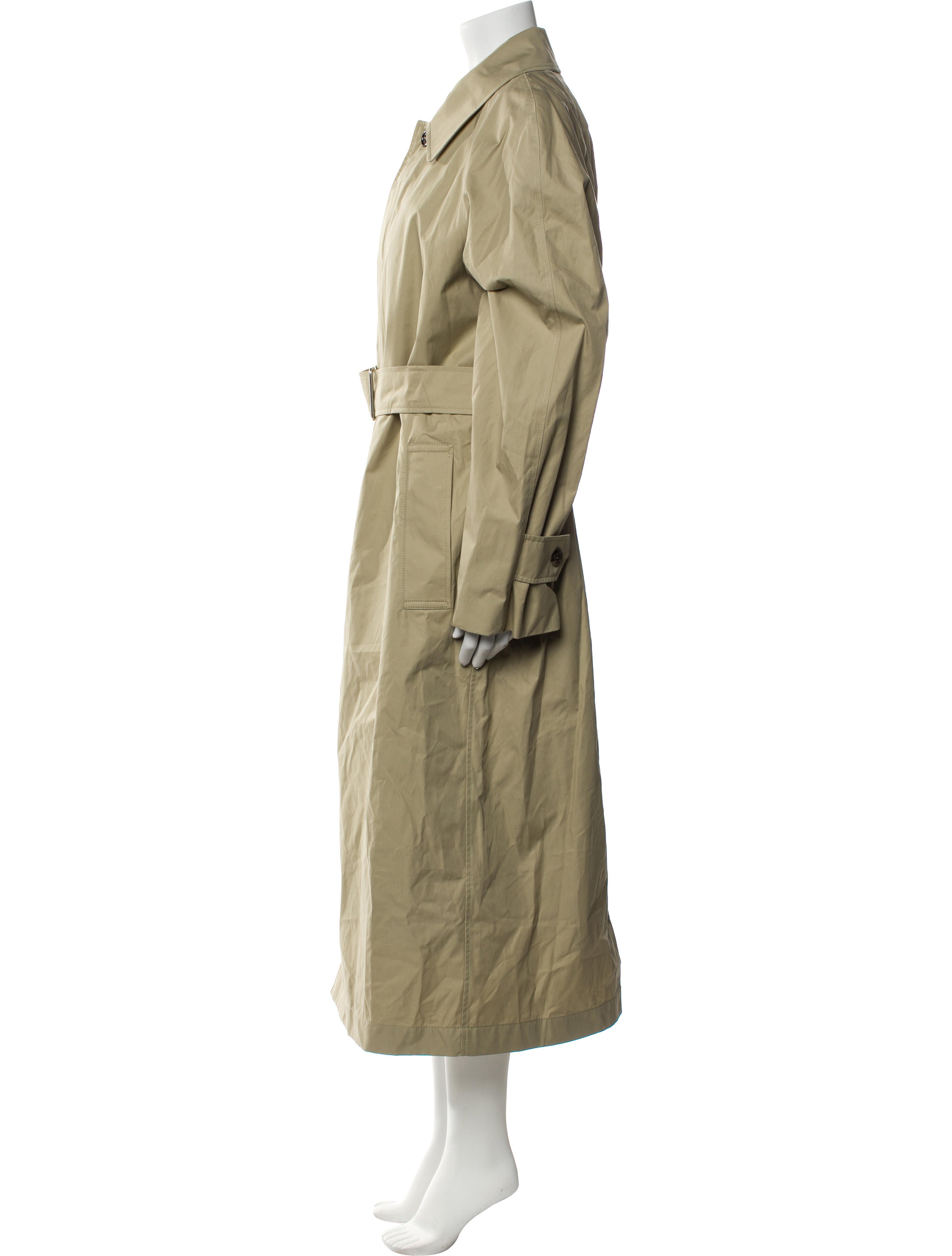 Burberry Plaid Print Trench Coat w/ Tags