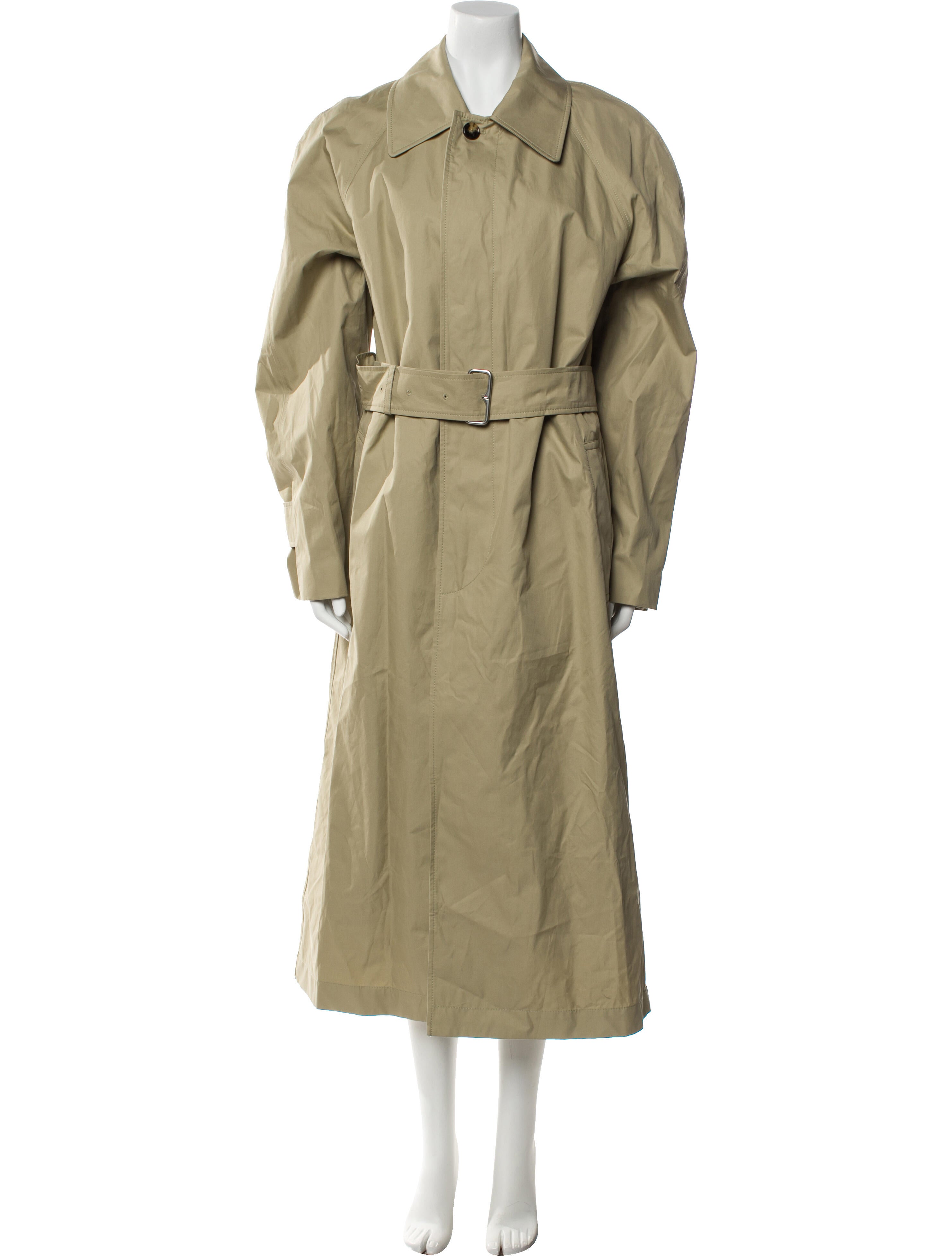 Burberry Plaid Print Trench Coat w/ Tags