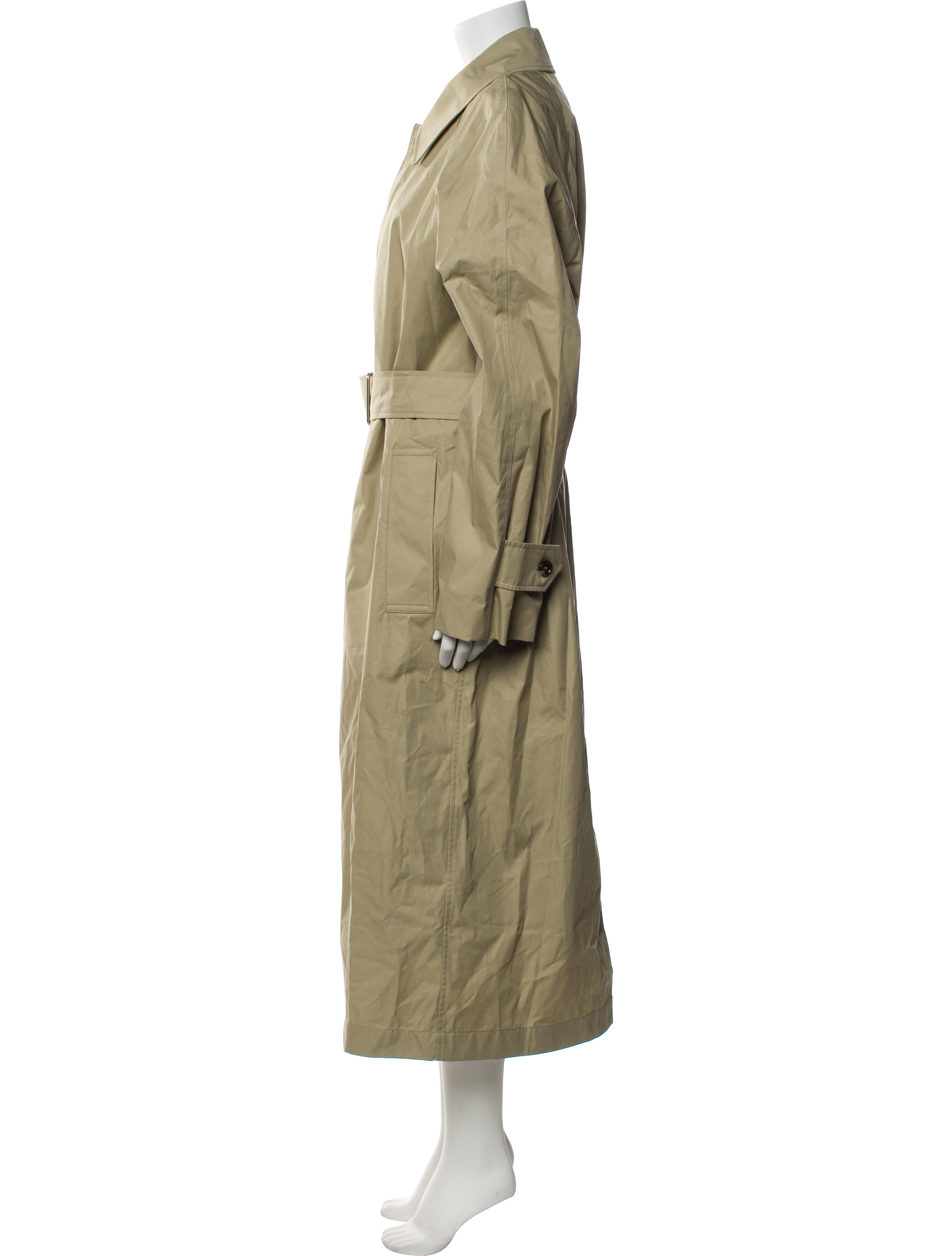 Burberry Plaid Print Trench Coat w/ Tags