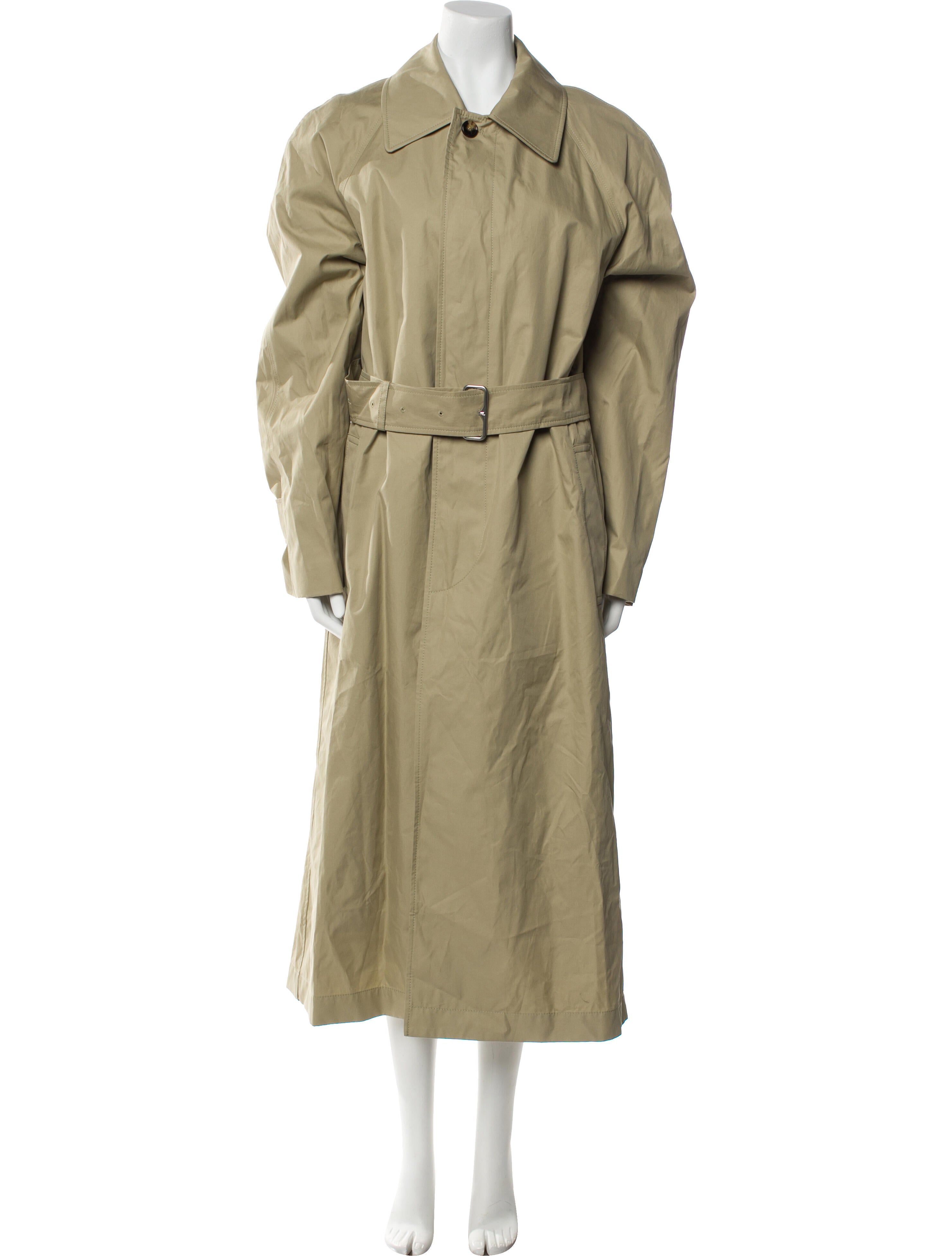 Burberry Plaid Print Trench Coat w/ Tags