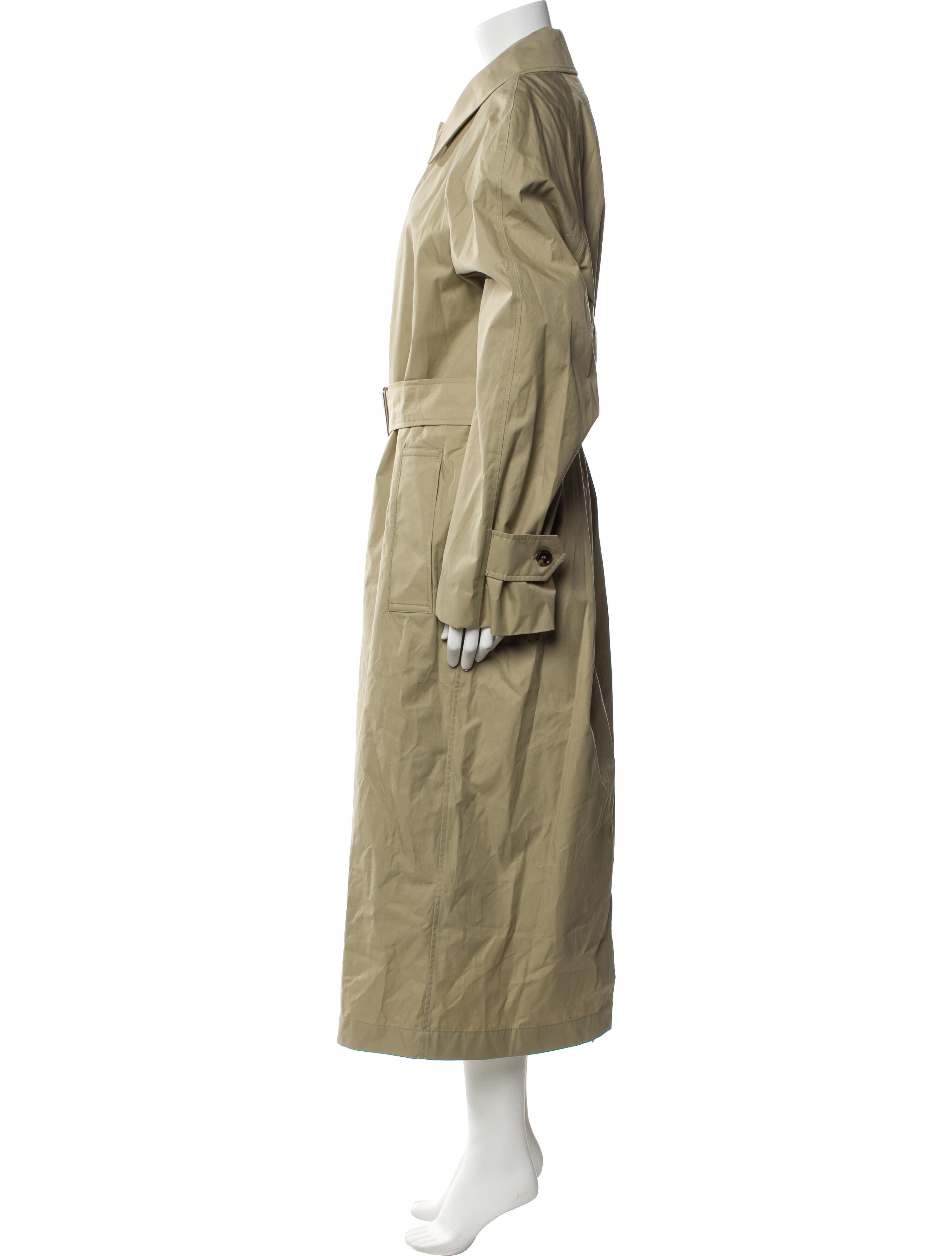 Burberry Plaid Print Trench Coat w/ Tags