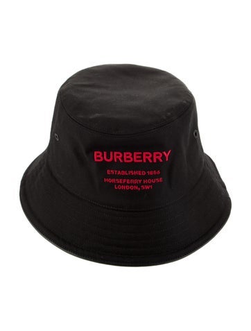 Burberry Hats Embroidered Bucket Hat