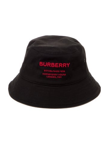 Burberry Hats Embroidered Bucket Hat