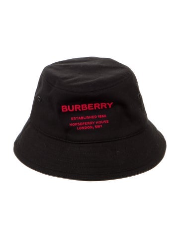 Burberry Hats Embroidered Bucket Hat