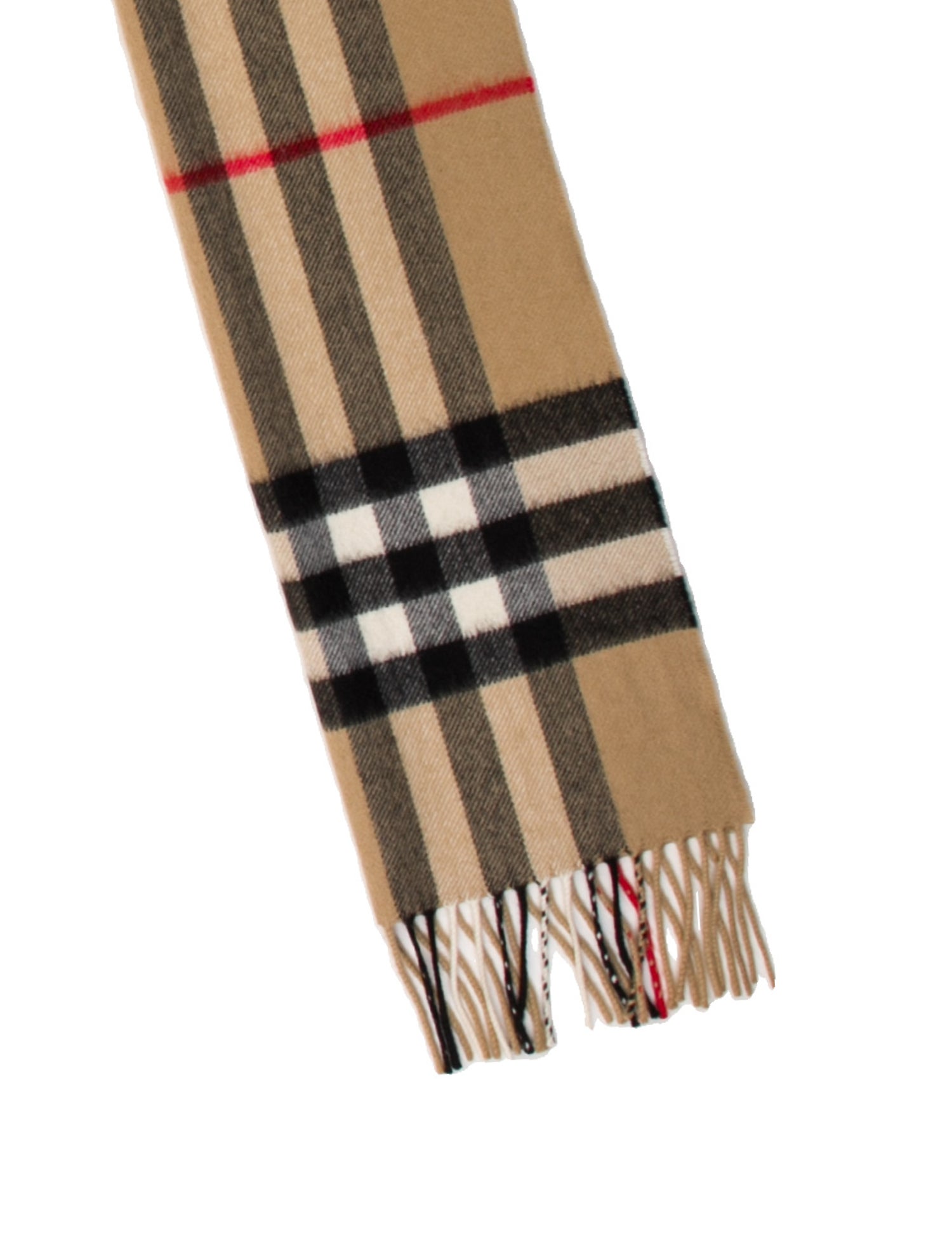 Burberry Cashmere House Check Pattern Scarf