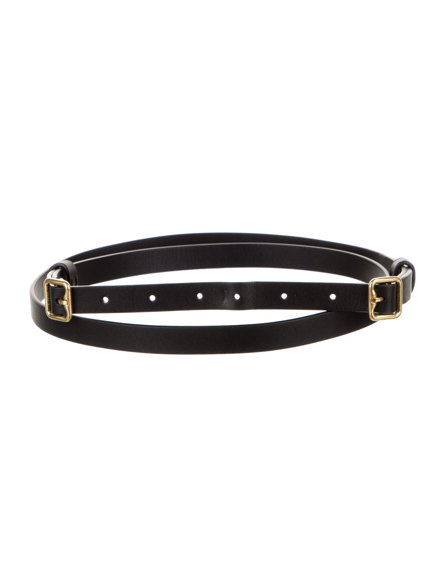 Burberry Skinny Leather Belt