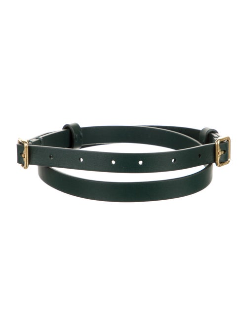 Burberry Skinny Leather Belt