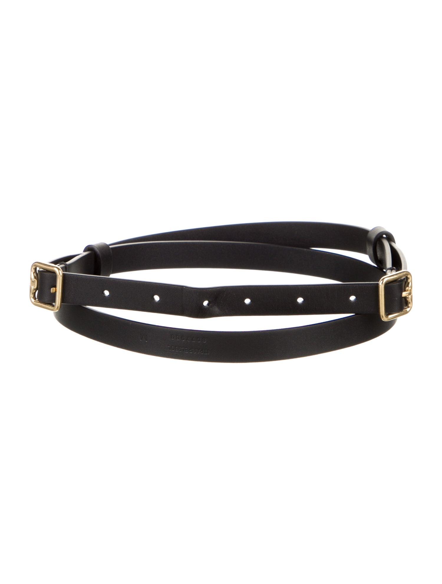 Burberry Skinny Leather Belt