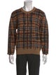 Burberry House Check Pattern Merino Wool Pullover