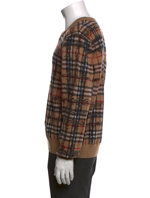 Burberry House Check Pattern Merino Wool Pullover