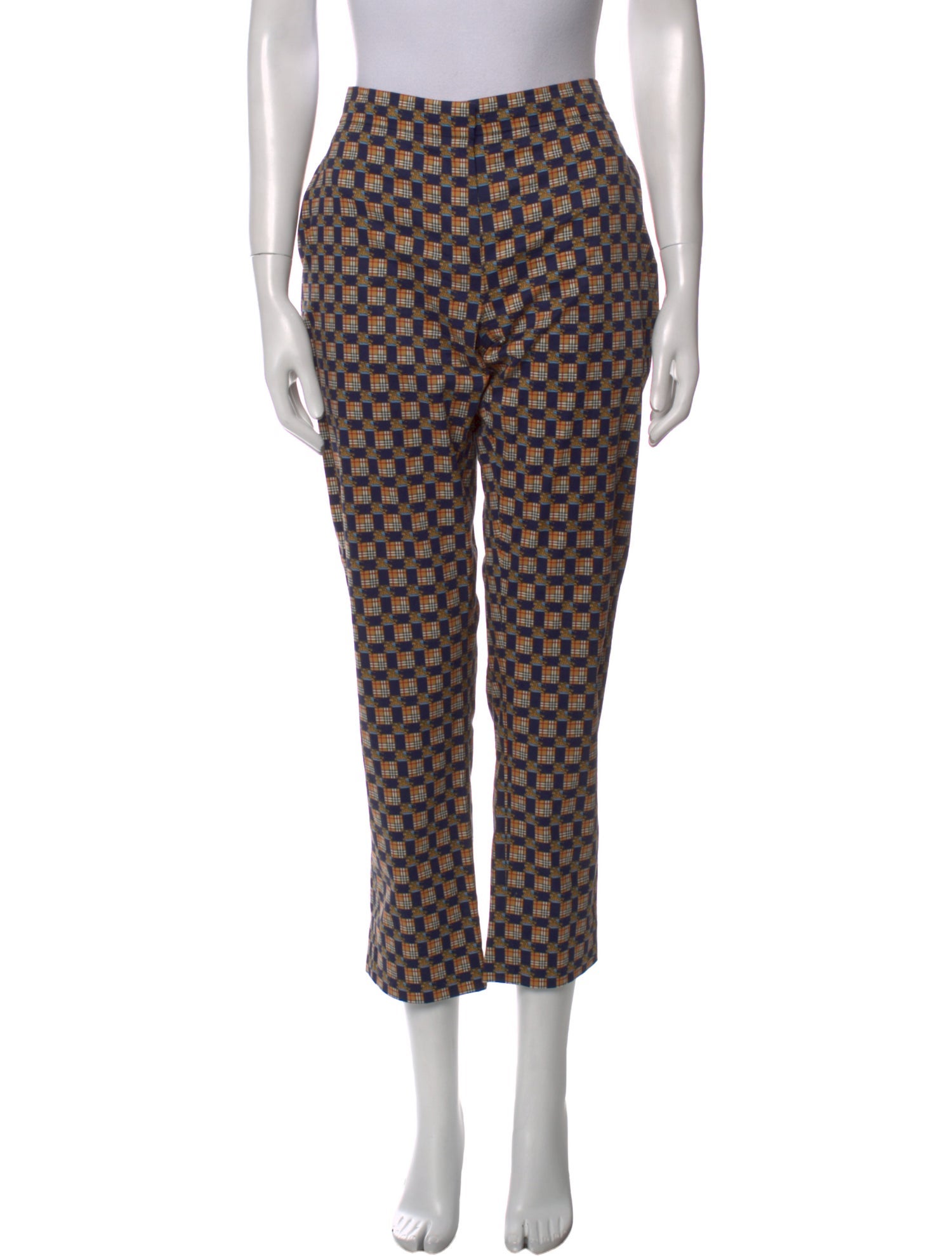 Burberry Printed Straight Leg Pants