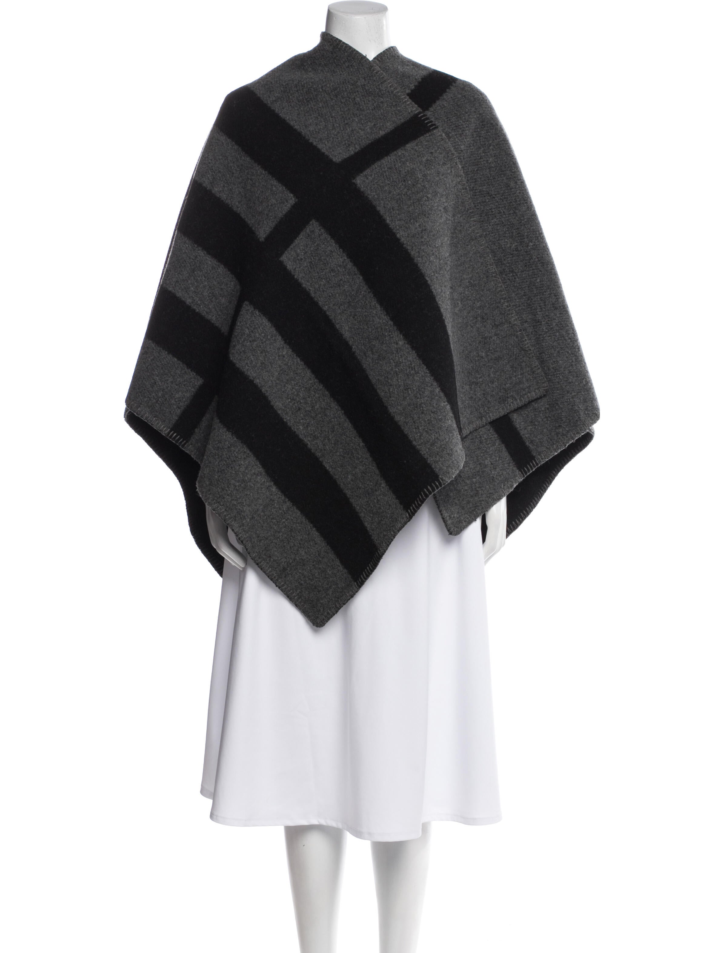 Burberry Prorsum Wool Striped Shawl