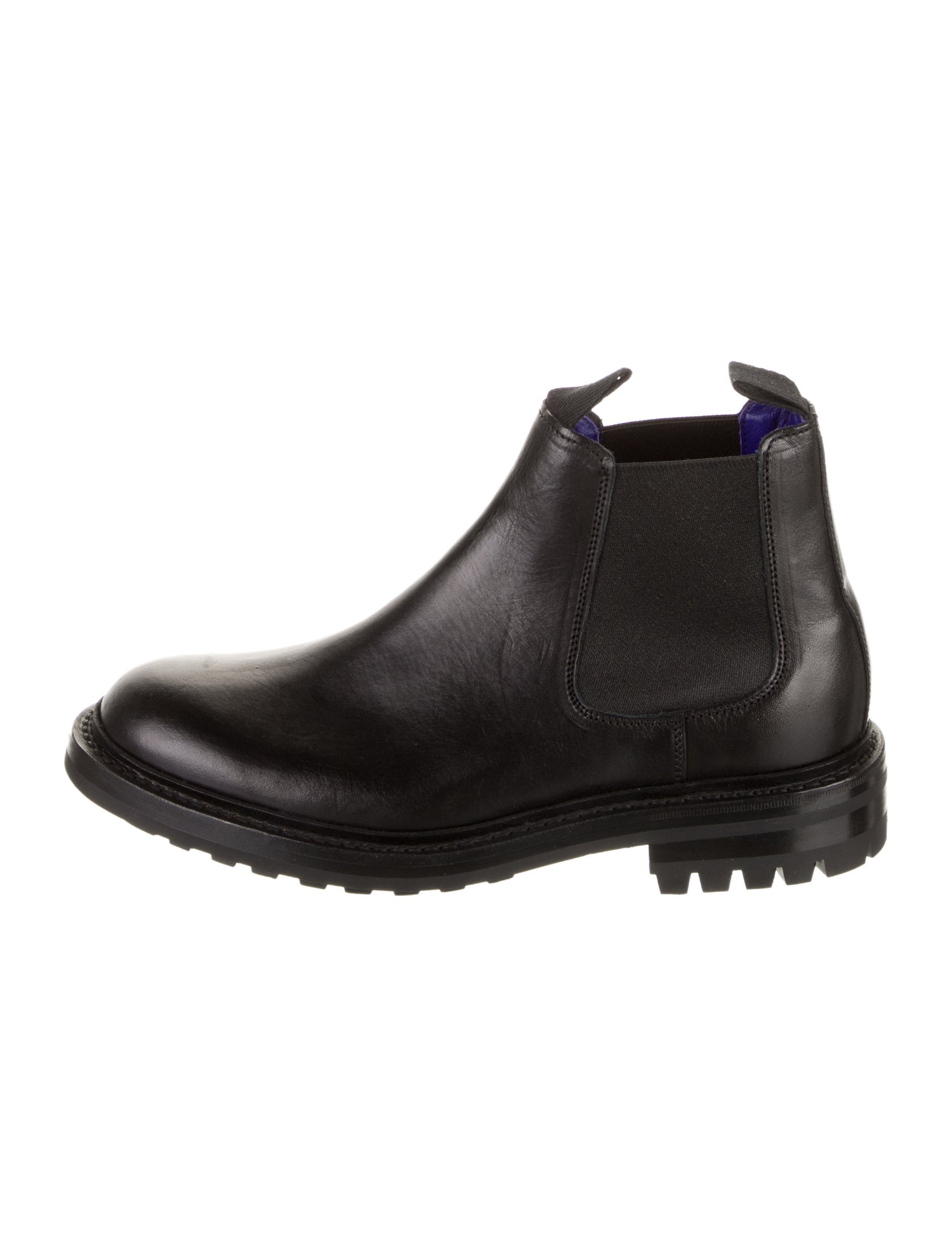 Burberry Leather Chelsea Boots