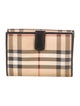 Burberry Nova Check Pattern Compact Wallet