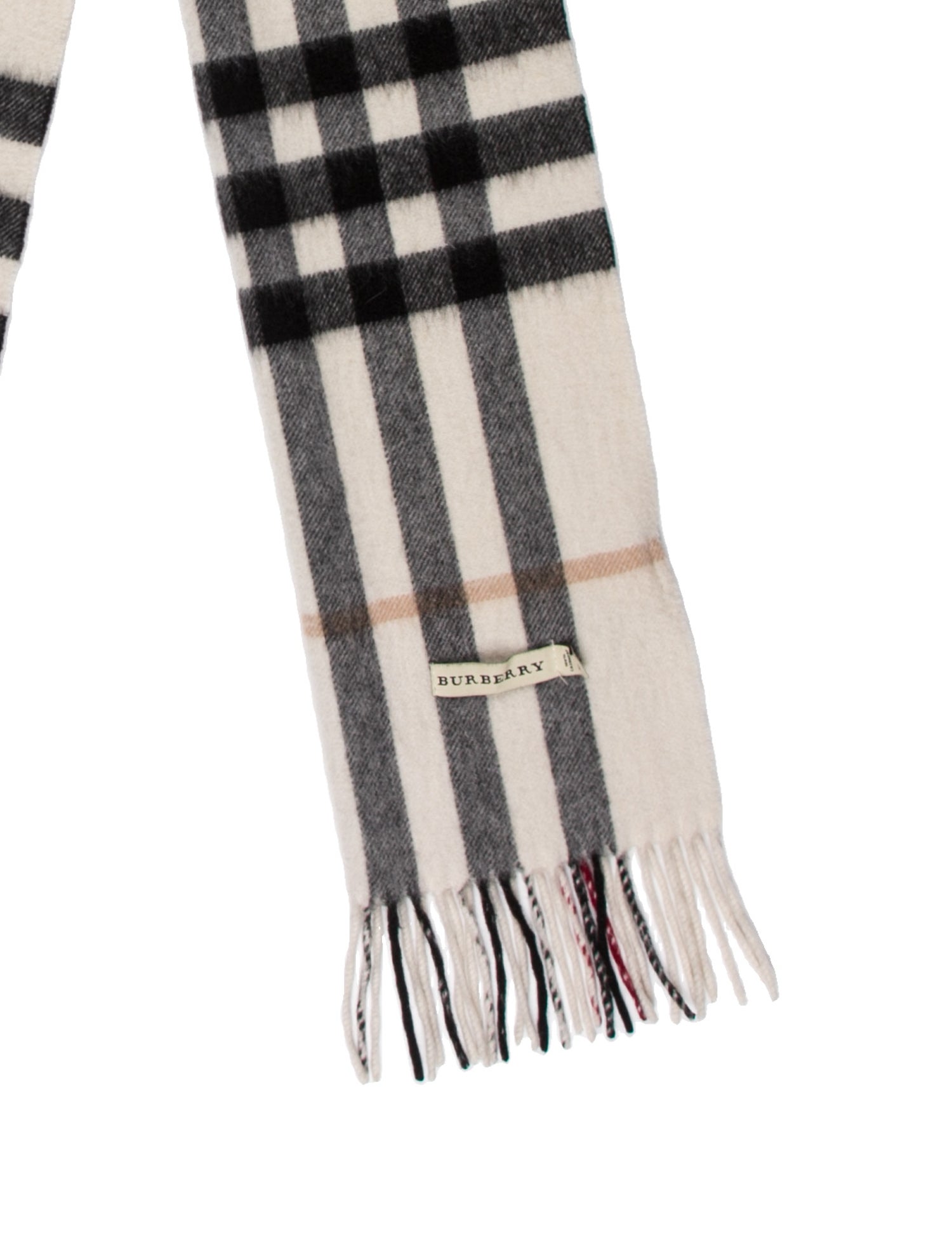 Burberry Cashmere Striped Scarf
