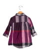Burberry Girls' Printed Long Sleeve Dress