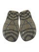 Burberry Rubber Plaid Print Slides