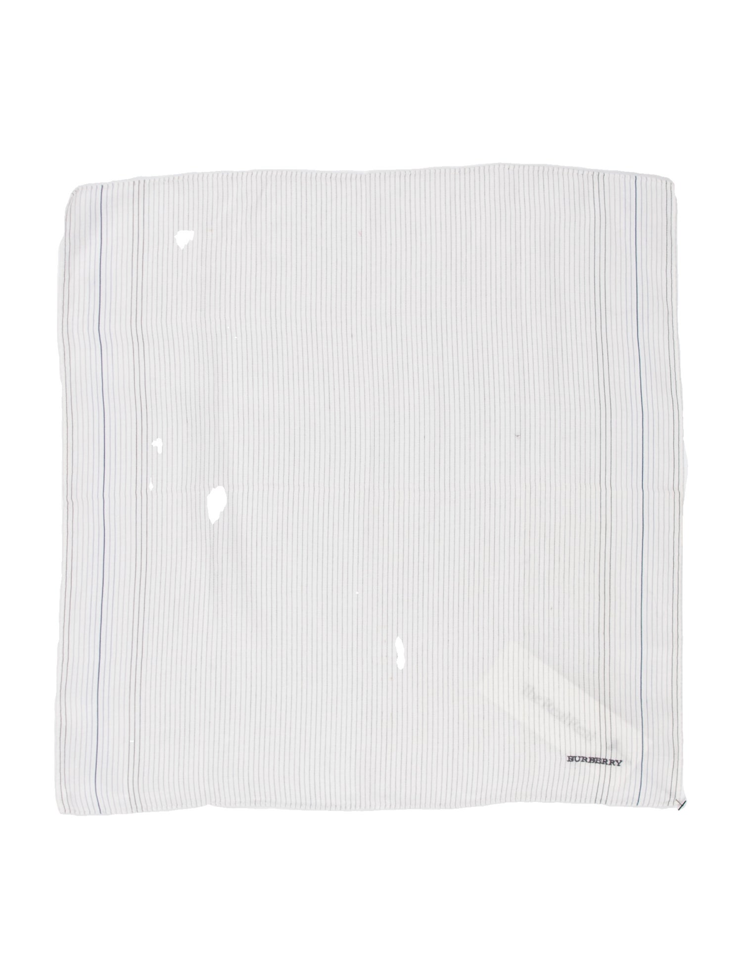 Burberry TB Monogram Striped Scarf