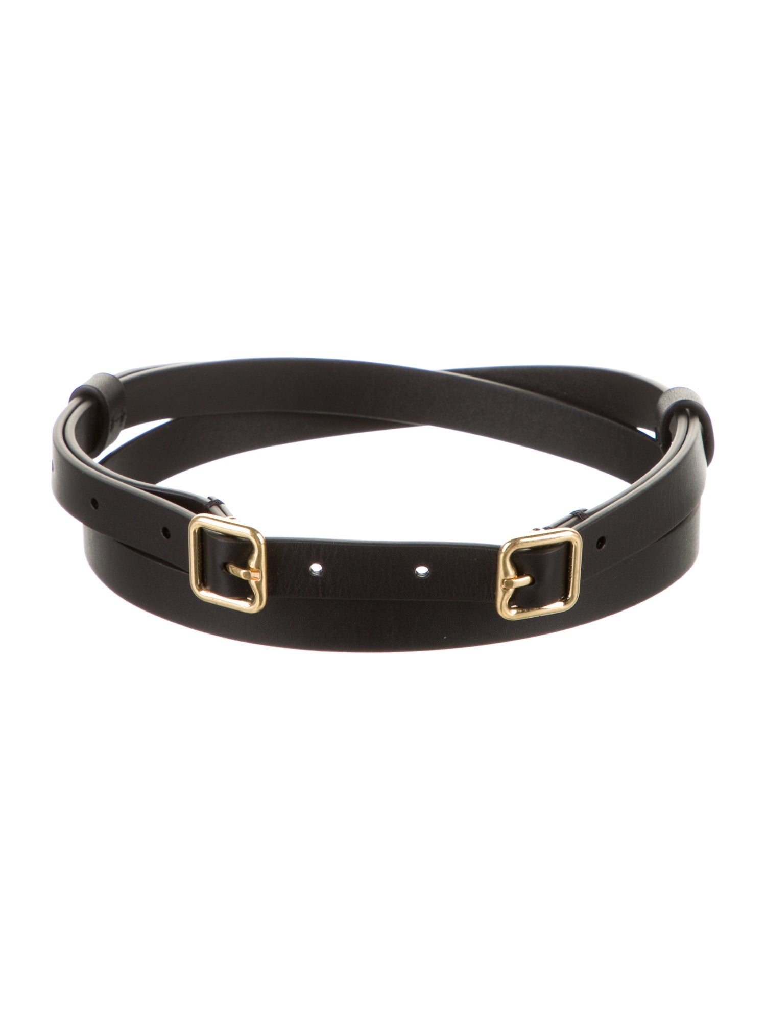 Burberry Skinny Leather Belt