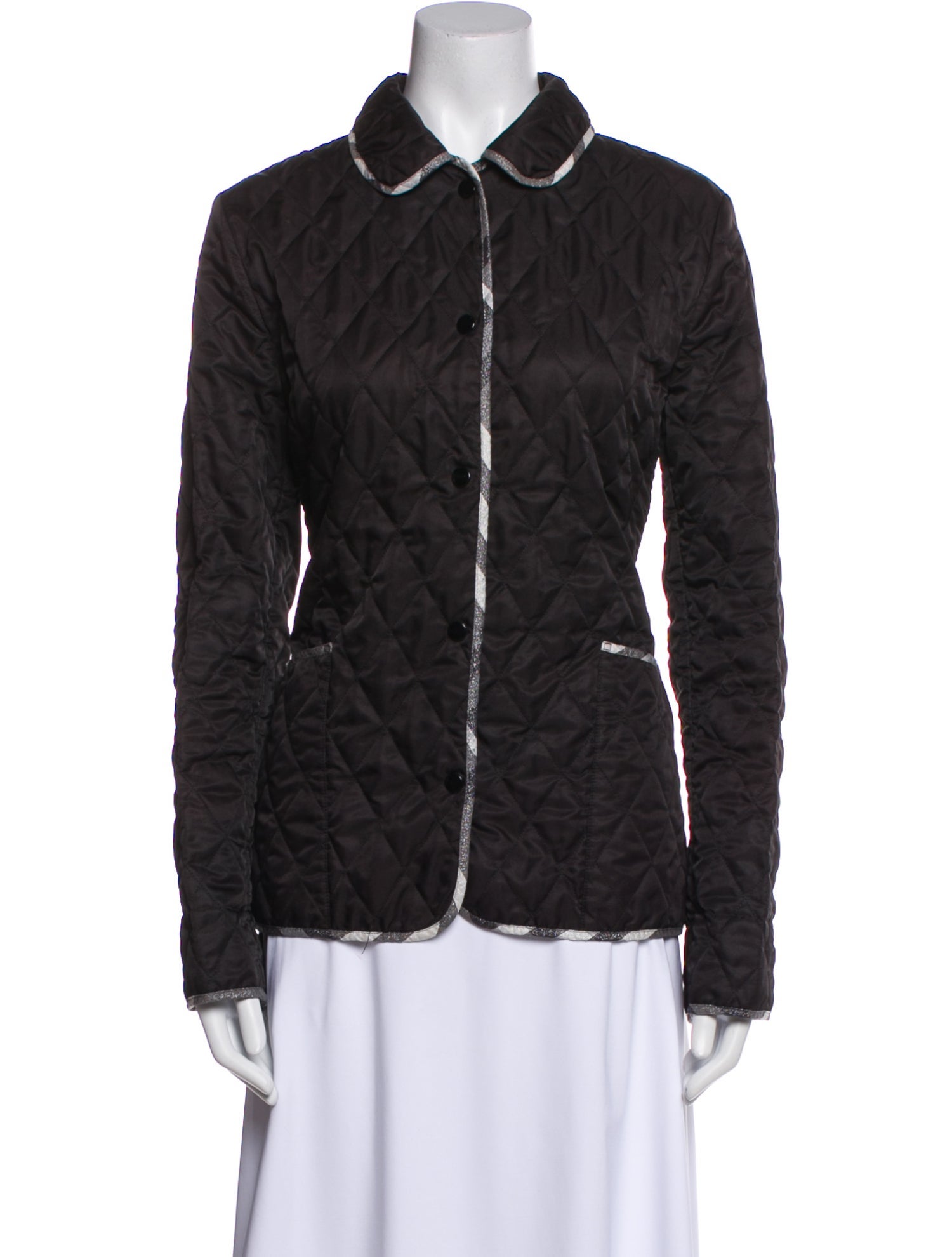 Burberry London Faux Fur Jacket