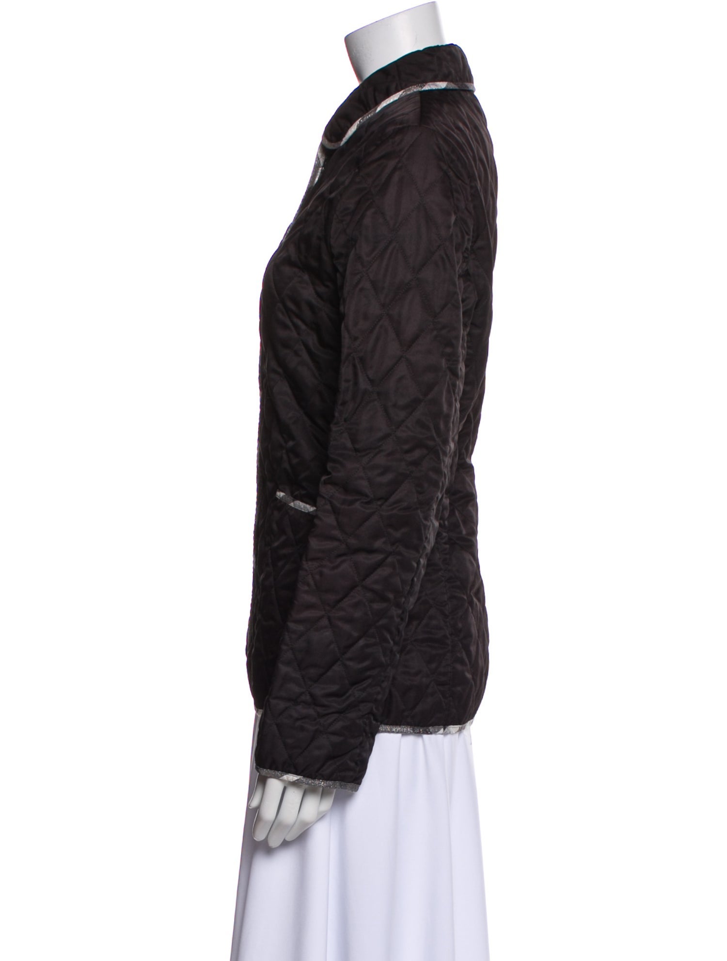 Burberry London Faux Fur Jacket