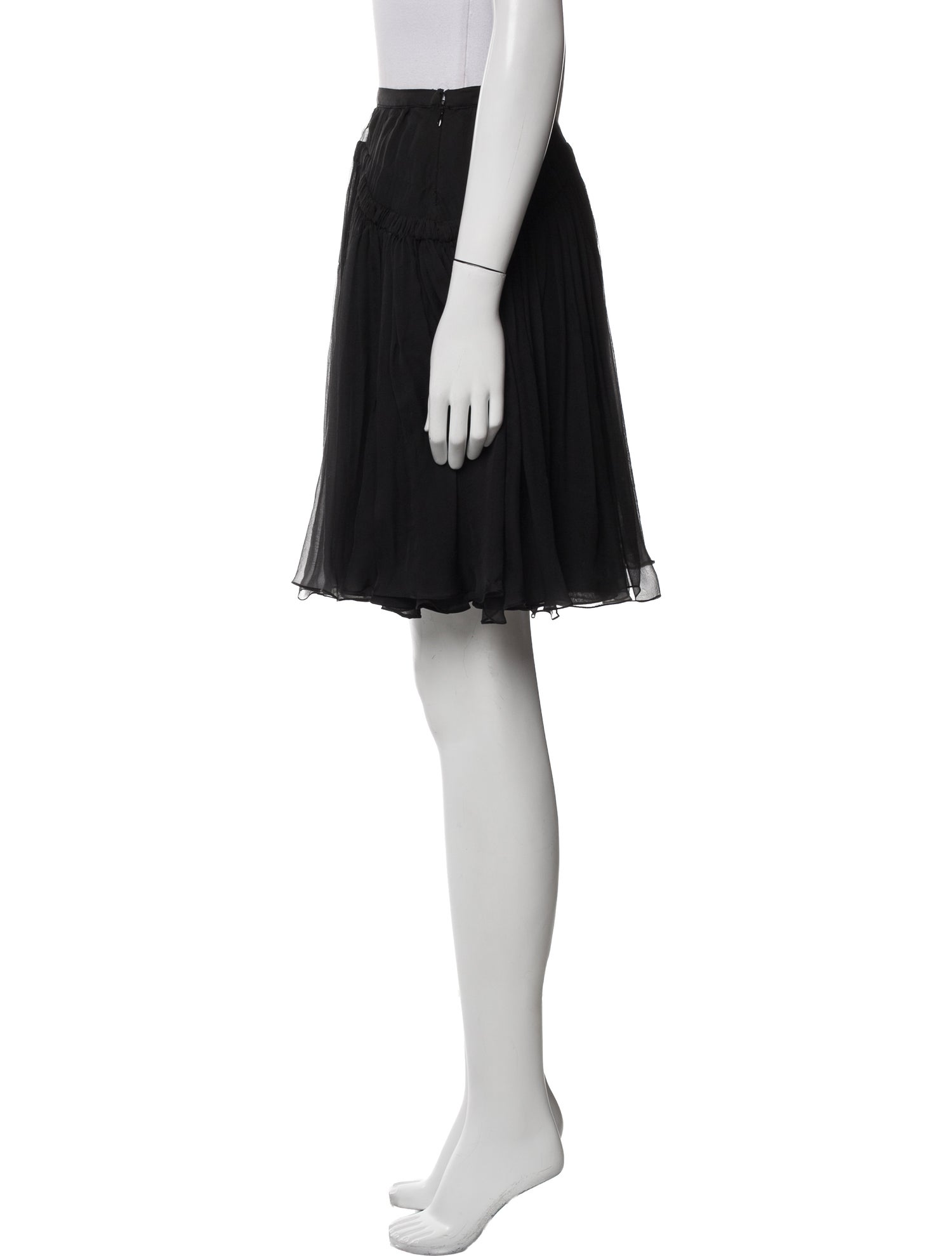 Burberry Silk Mini Skirt