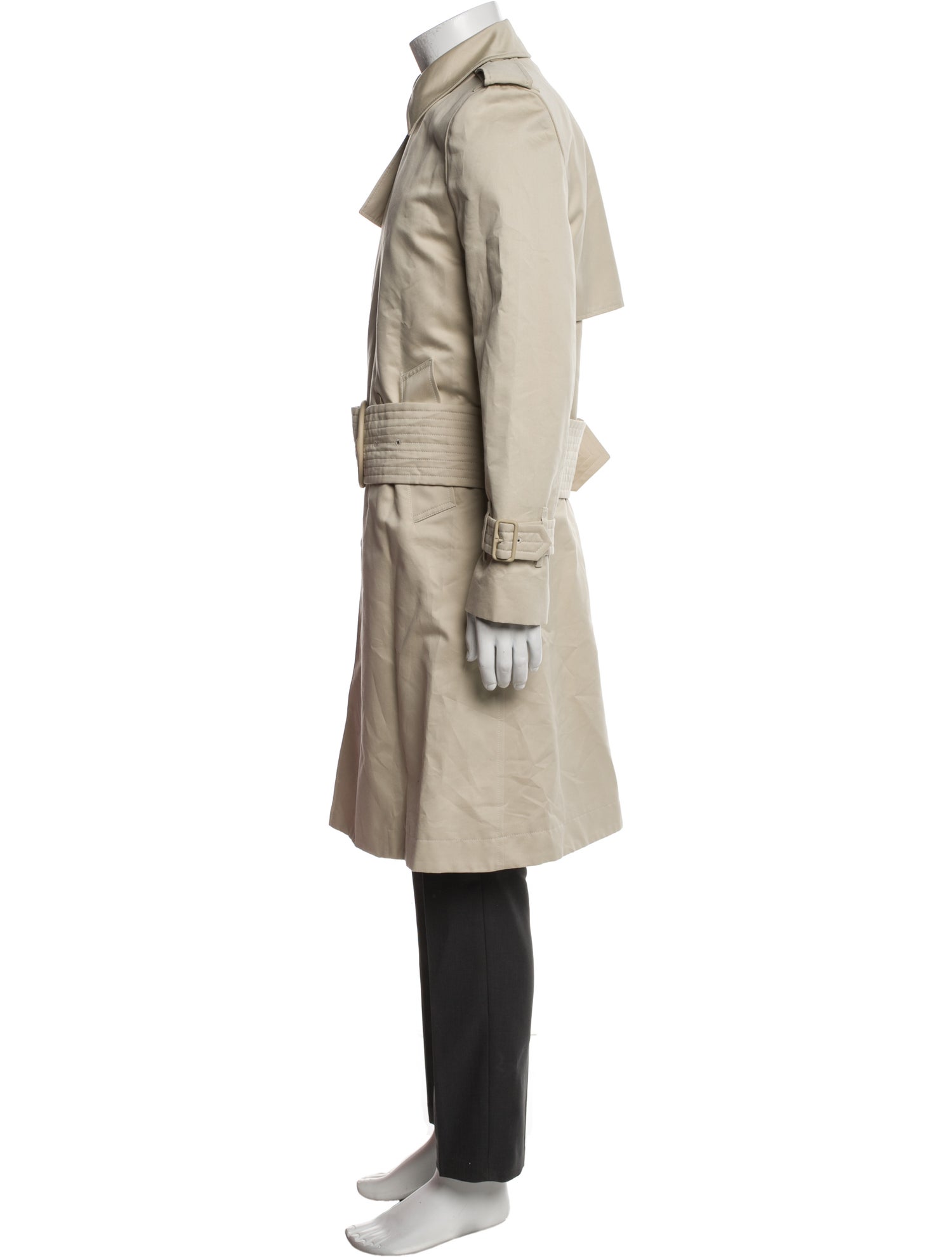 Burberry Nova Check Pattern Trench Coat