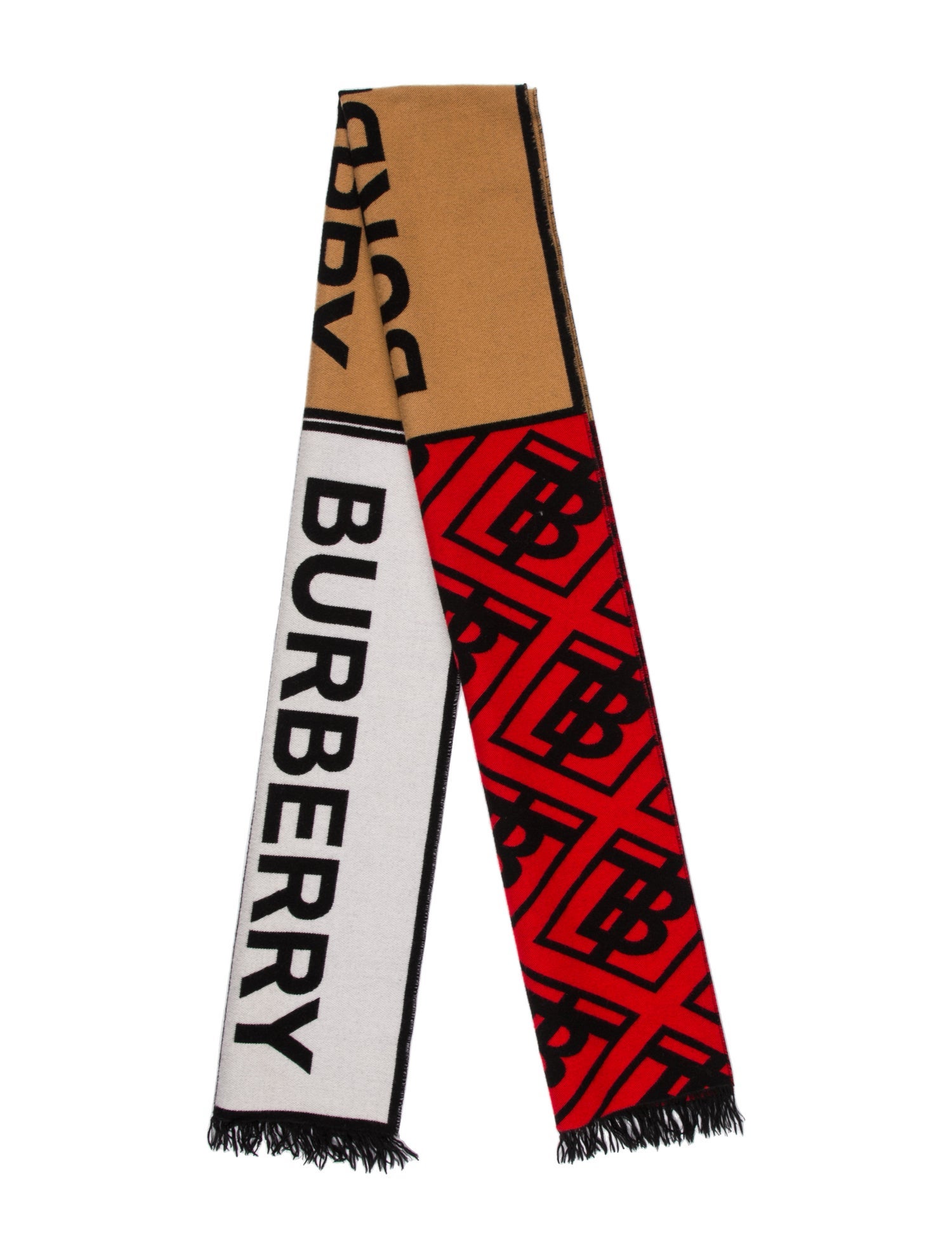 Burberry Wool Printed Scarf