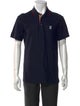 Burberry TB Monogram V-Neck Polo Shirt
