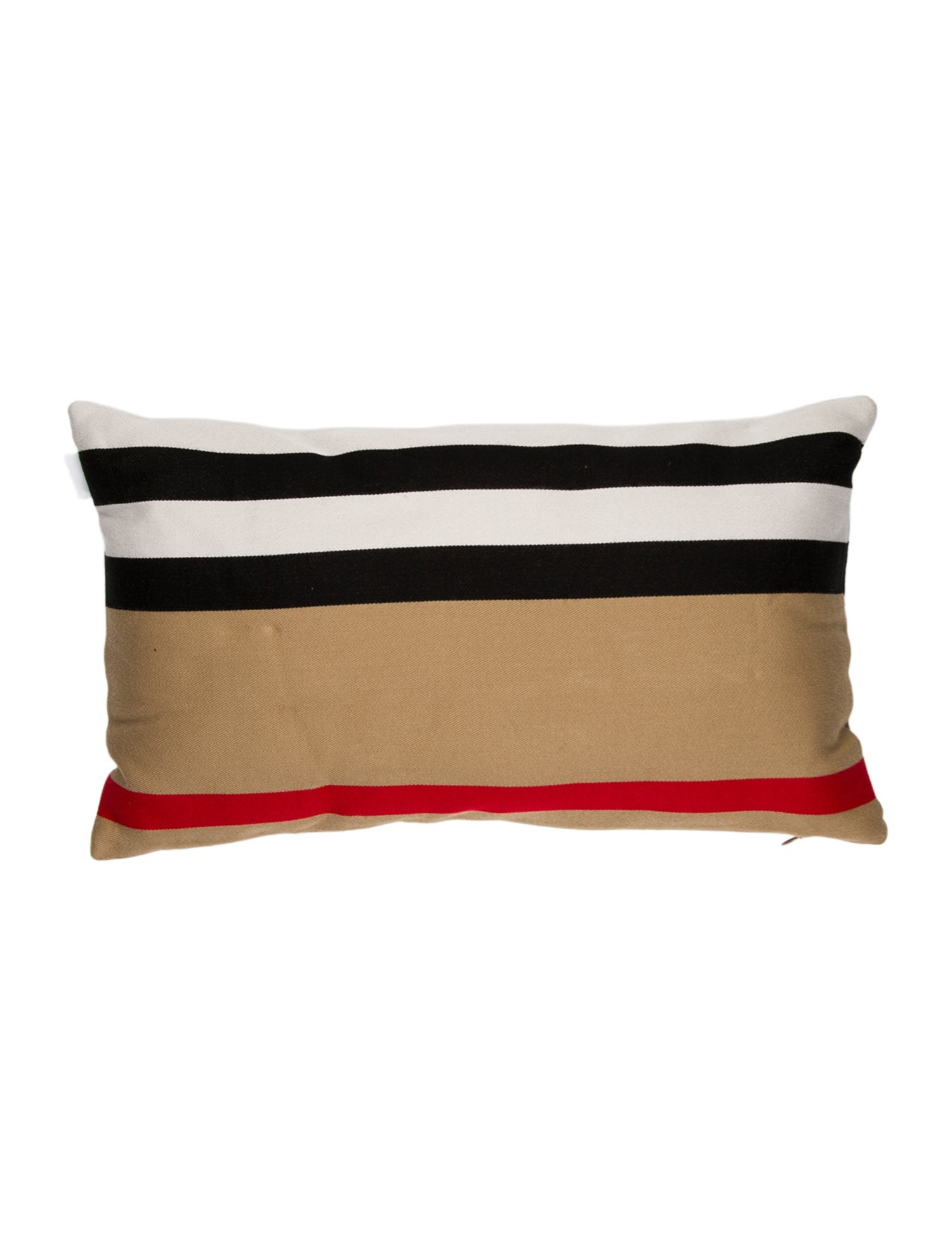 Burberry Icon Stripe Throw Pillow w/ Tags
