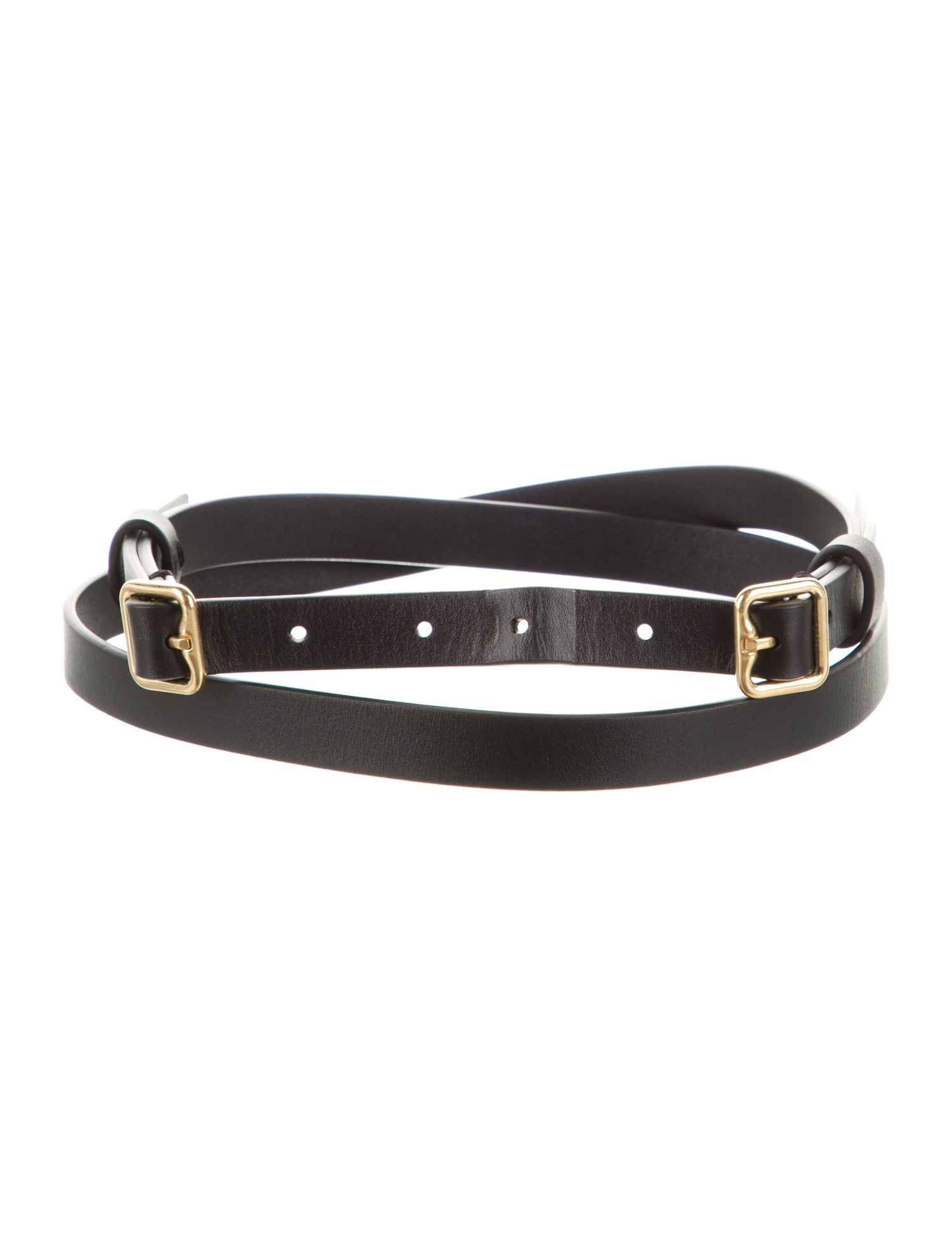 Burberry Skinny Leather Belt
