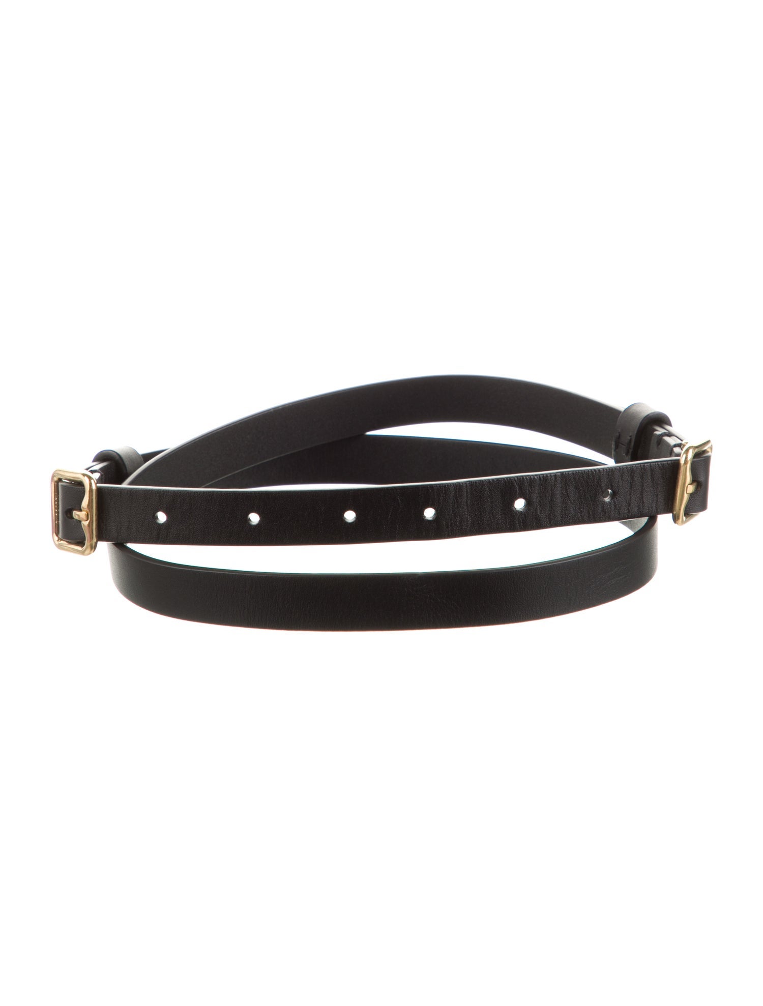 Burberry Skinny Leather Belt