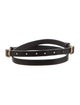 Burberry Skinny Leather Belt