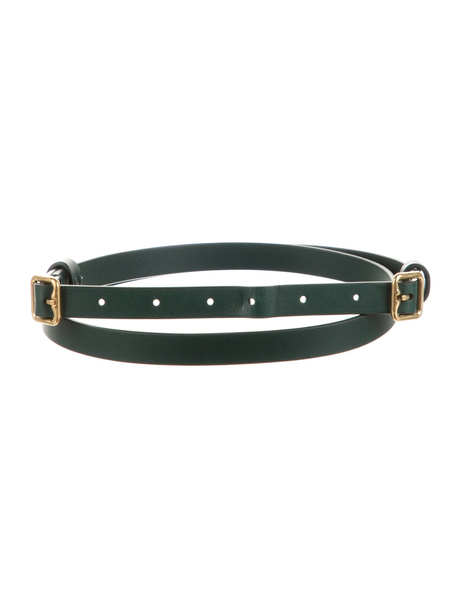 Burberry Skinny Leather Belt