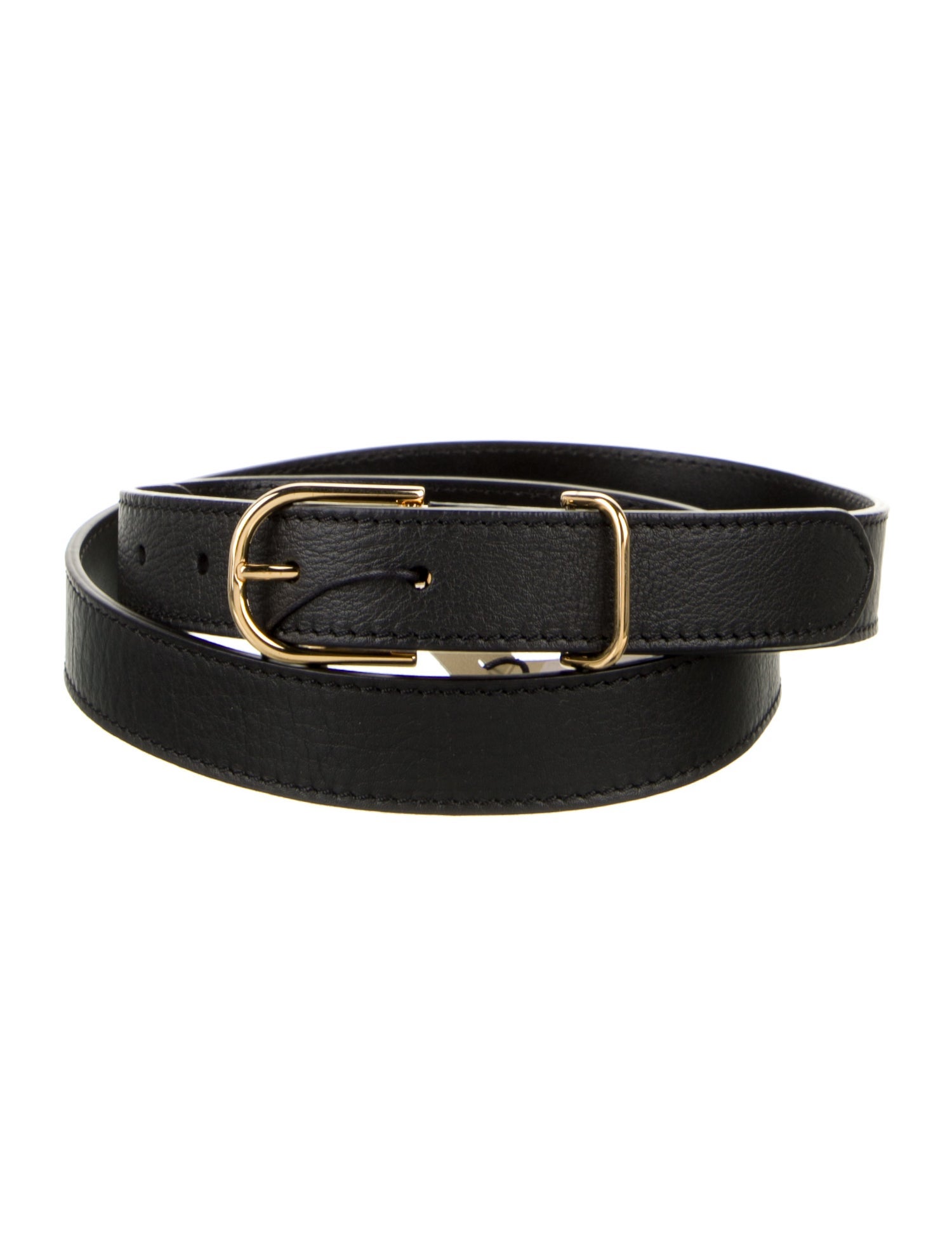 Burberry Skinny Leather Belt w/ Tags