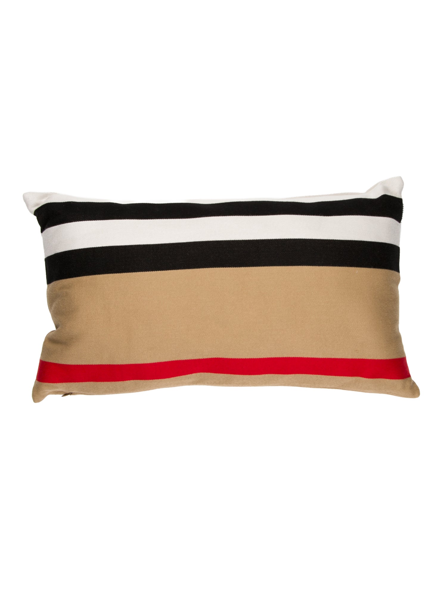 Burberry Icon Stripe Throw Pillow w/ Tags