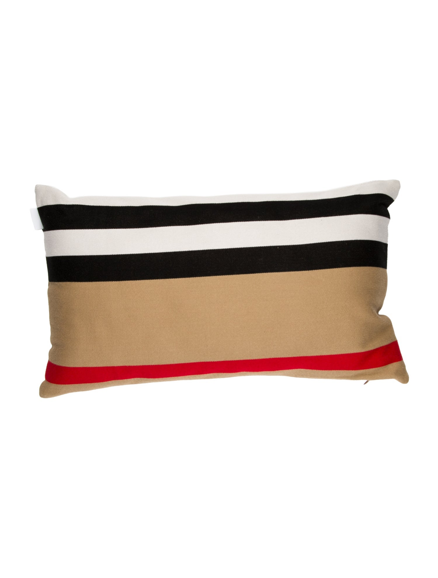 Burberry Icon Stripe Throw Pillow w/ Tags