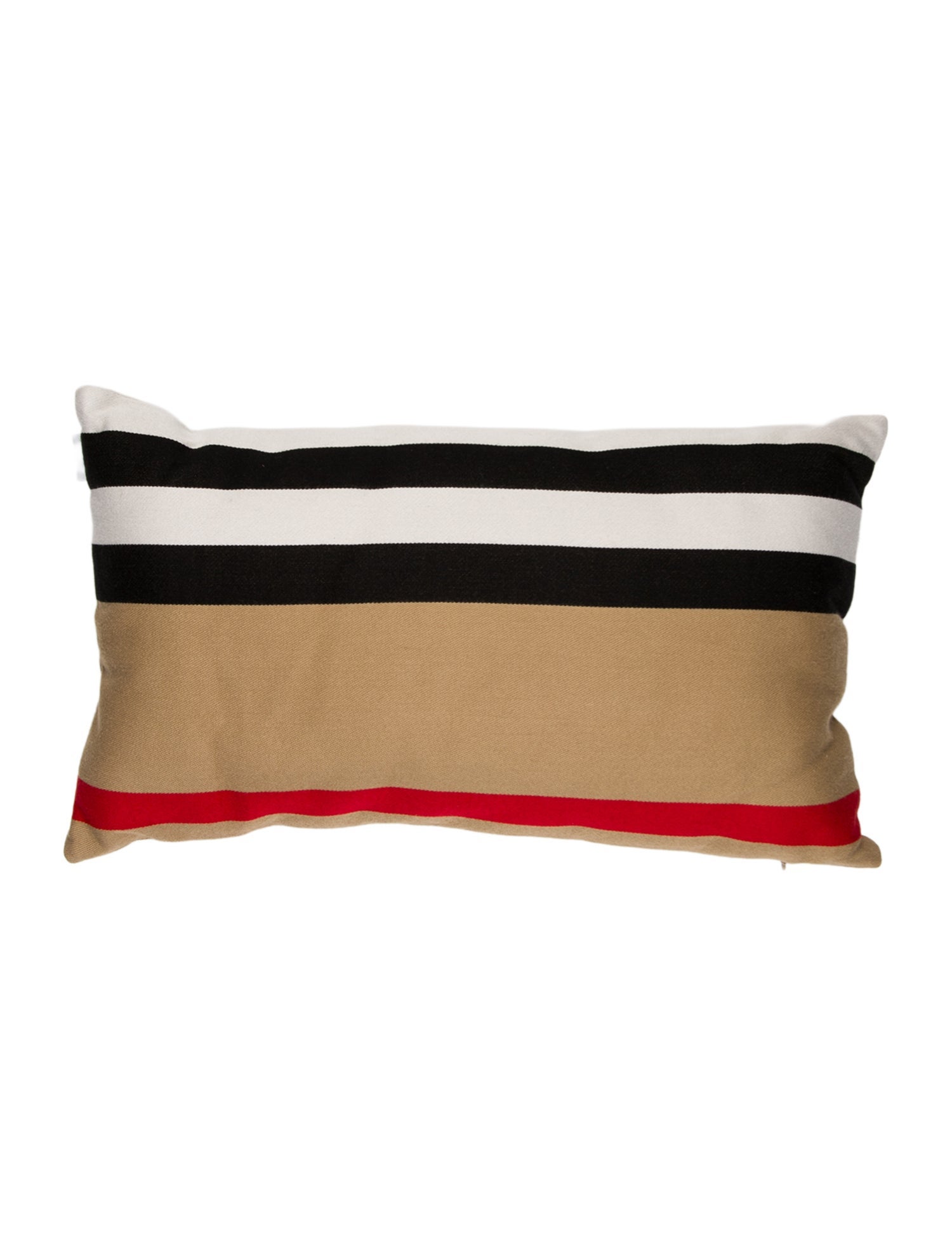 Burberry Icon Stripe Throw Pillow w/ Tags