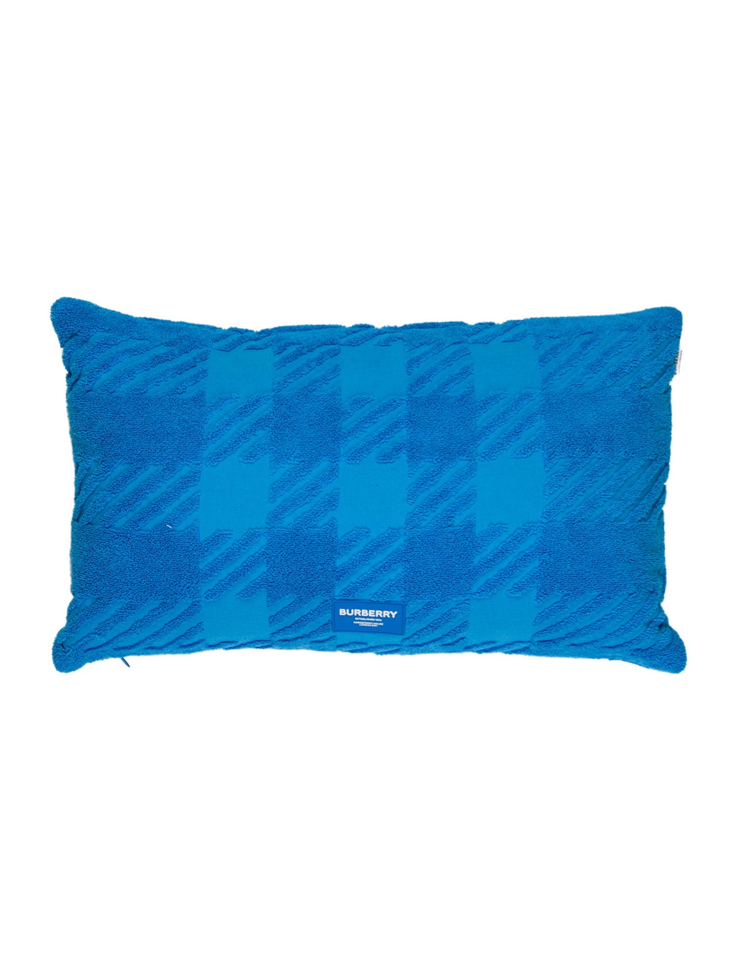 Burberry Jacquard Check Terry Cloth Cushion w/ Tags