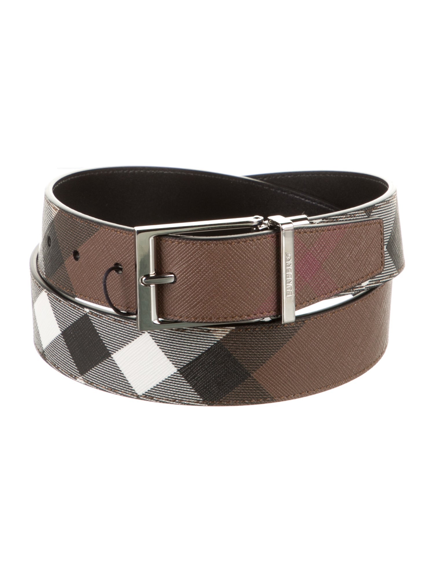 Burberry Saffiano Leather Belt