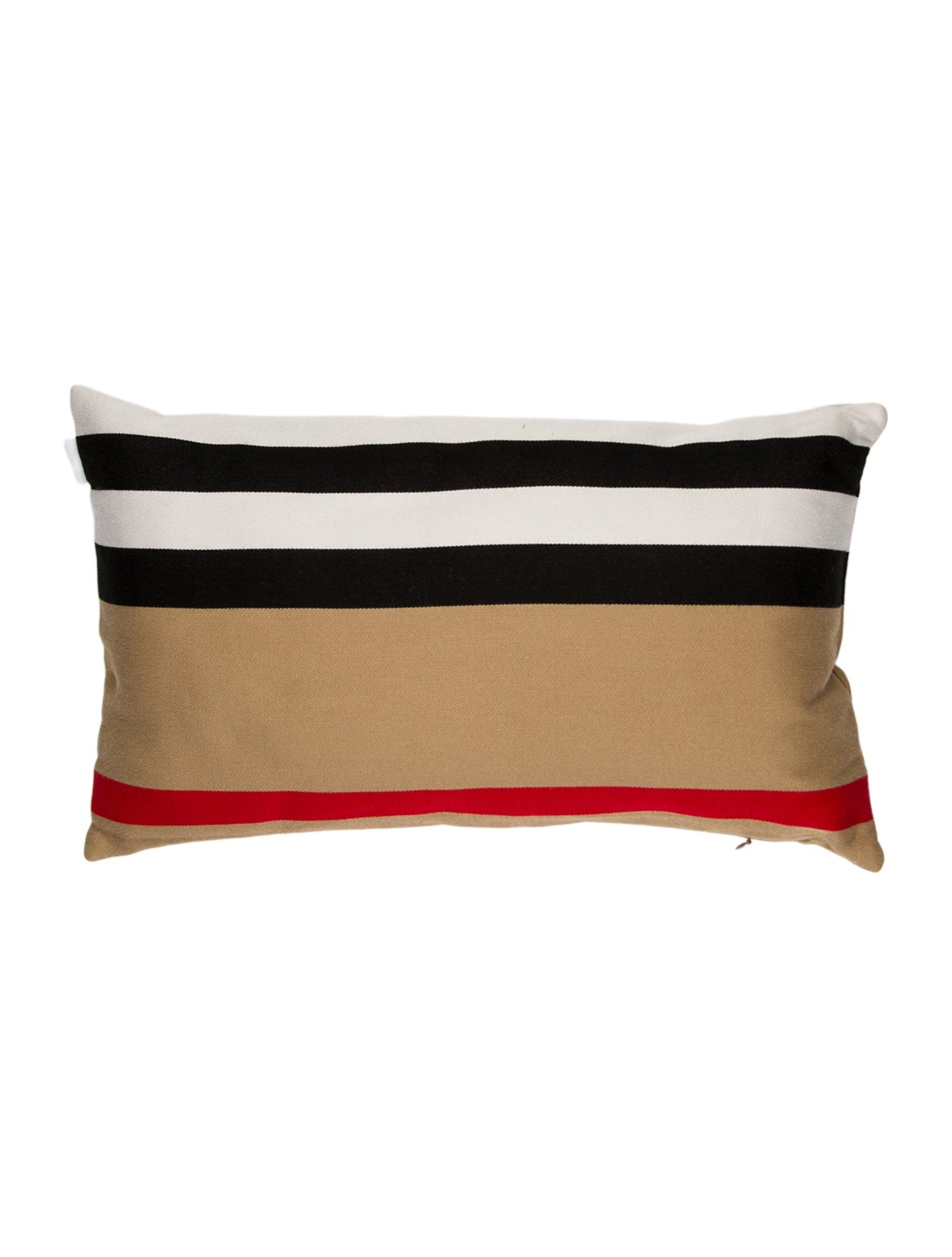 Burberry Icon Stripe Throw Pillow w/ Tags