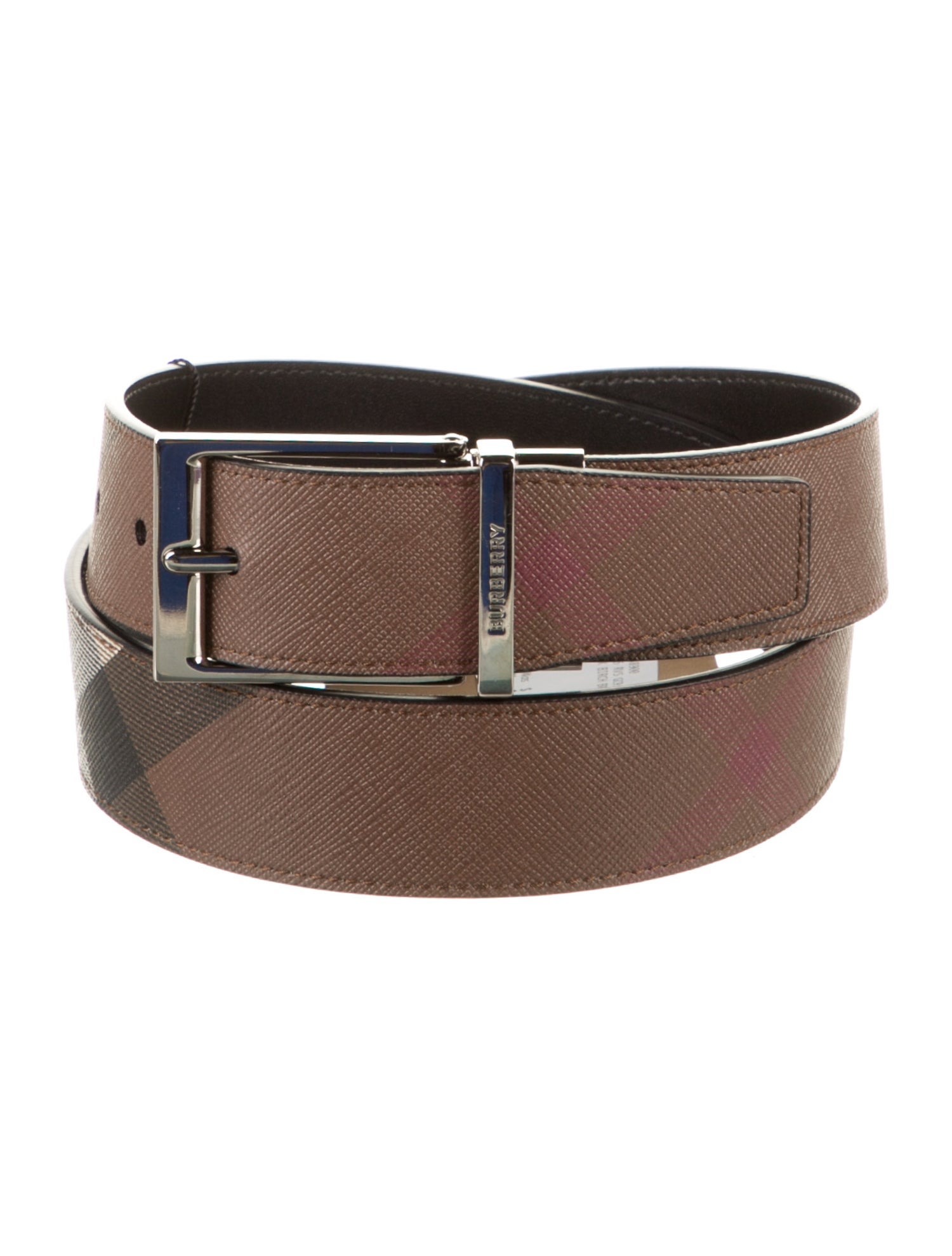 Burberry Saffiano Leather Belt